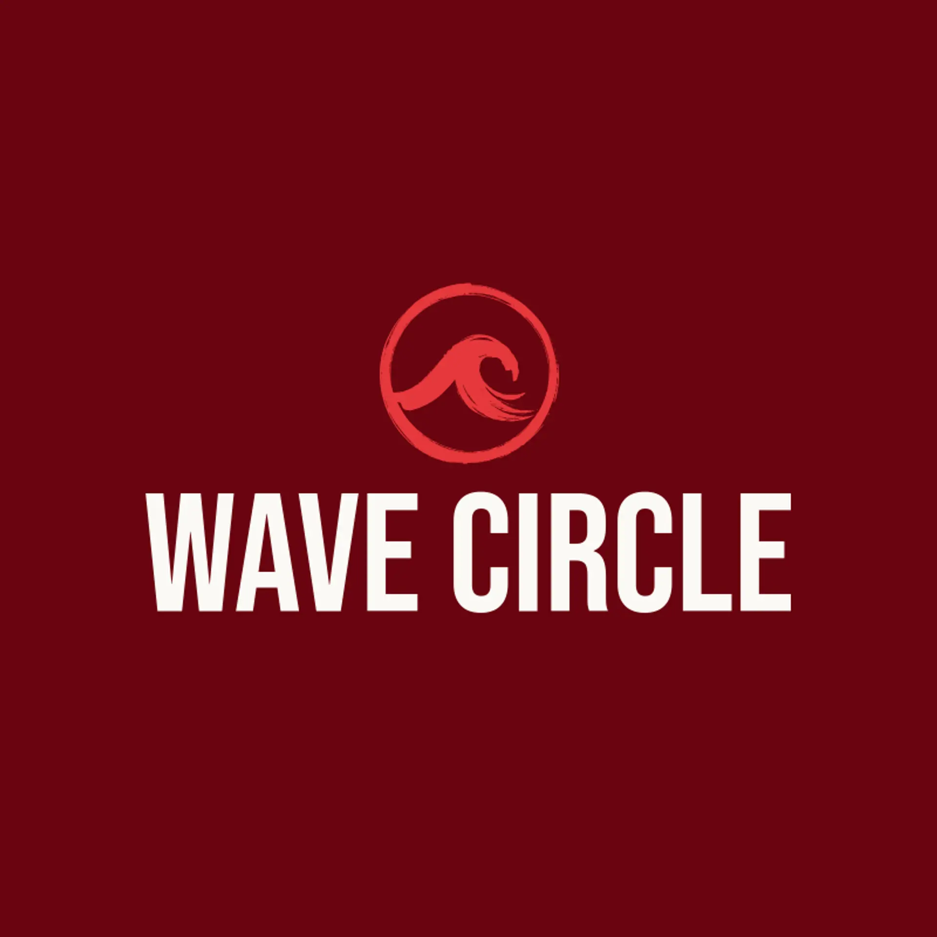 Wave Circle logo for water