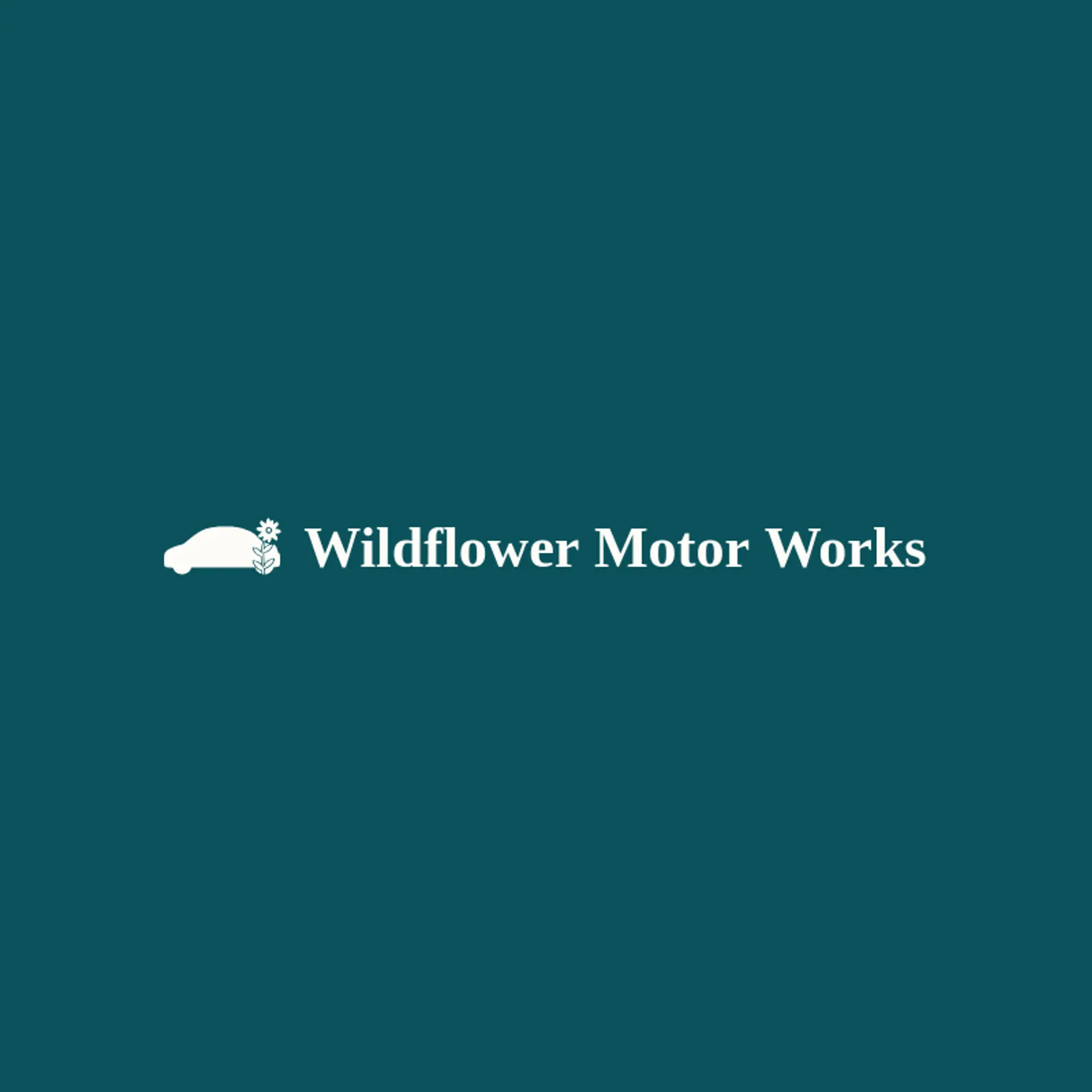 Wildflower Motor Works logo for electric car