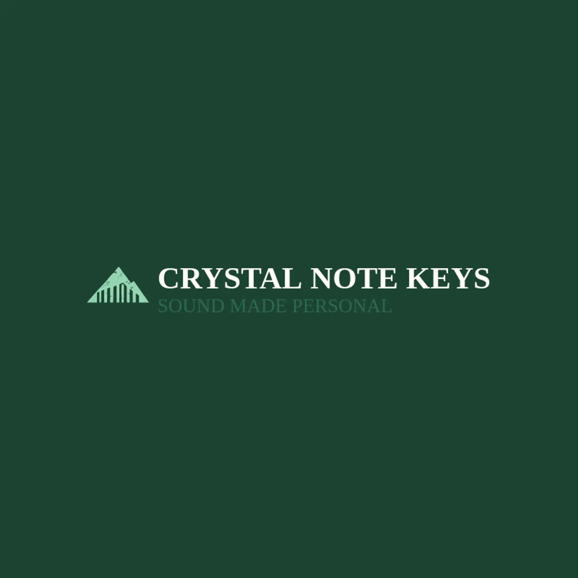 Crystal Note Keys logo for keyboard