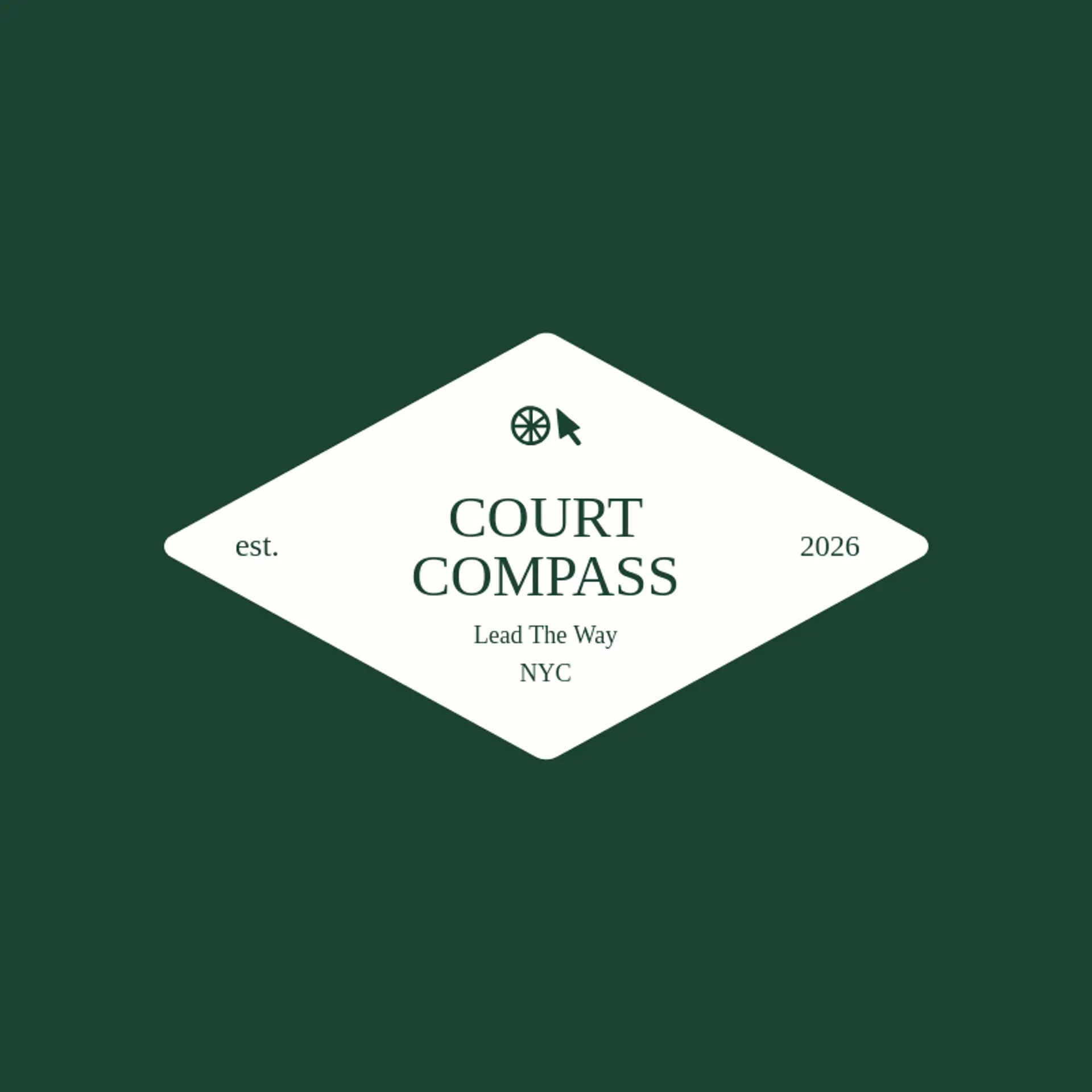 Court Compass logo for basketball team