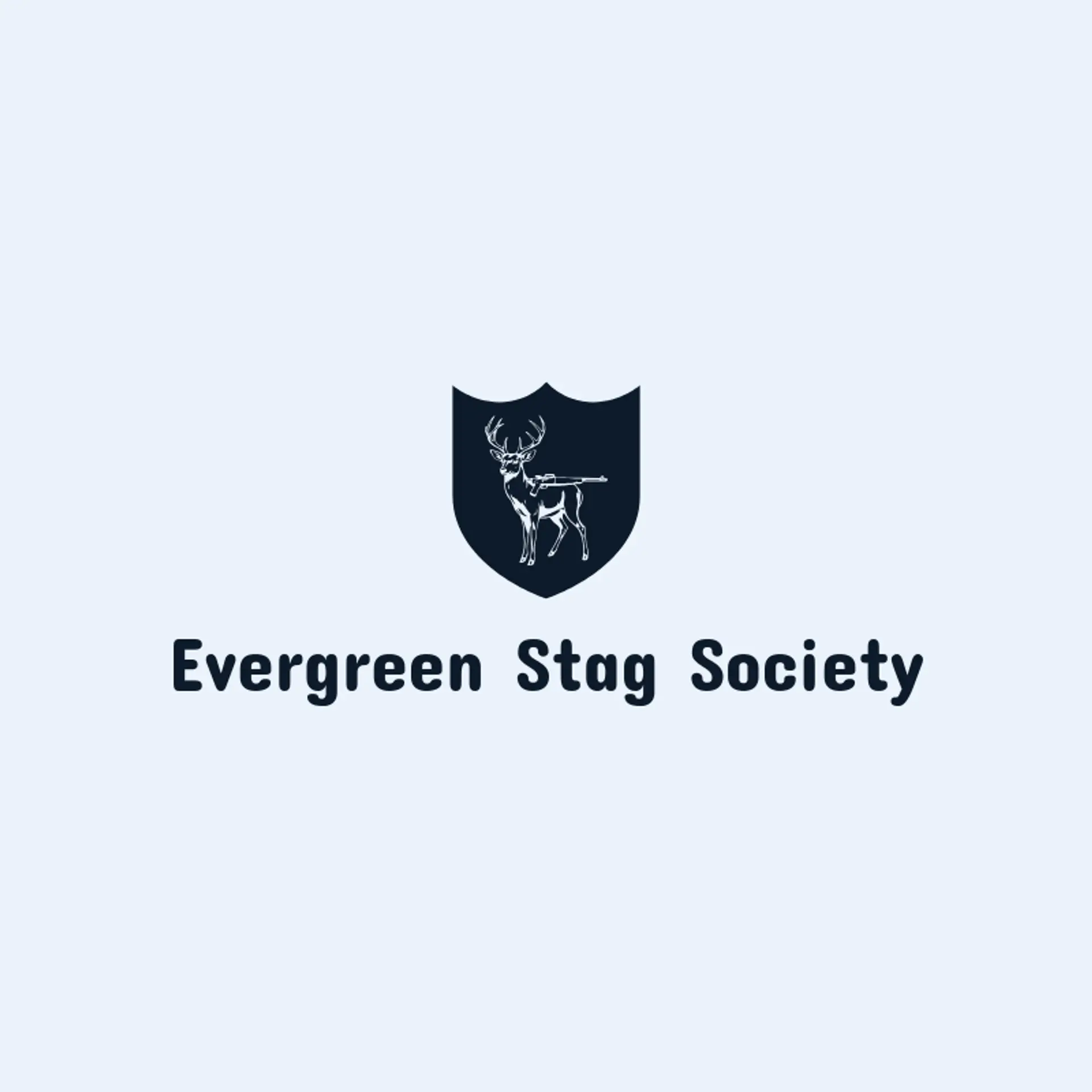 Evergreen Stag Society logo for buck