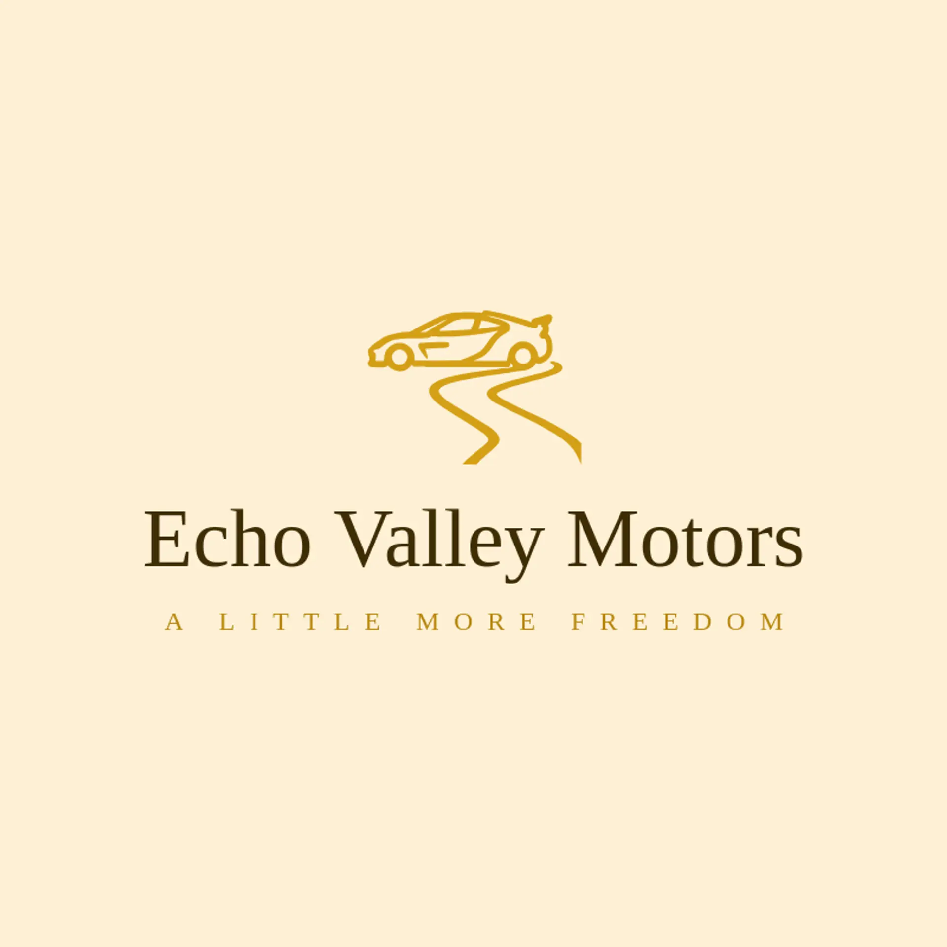 Echo Valley Motors logo for sports car