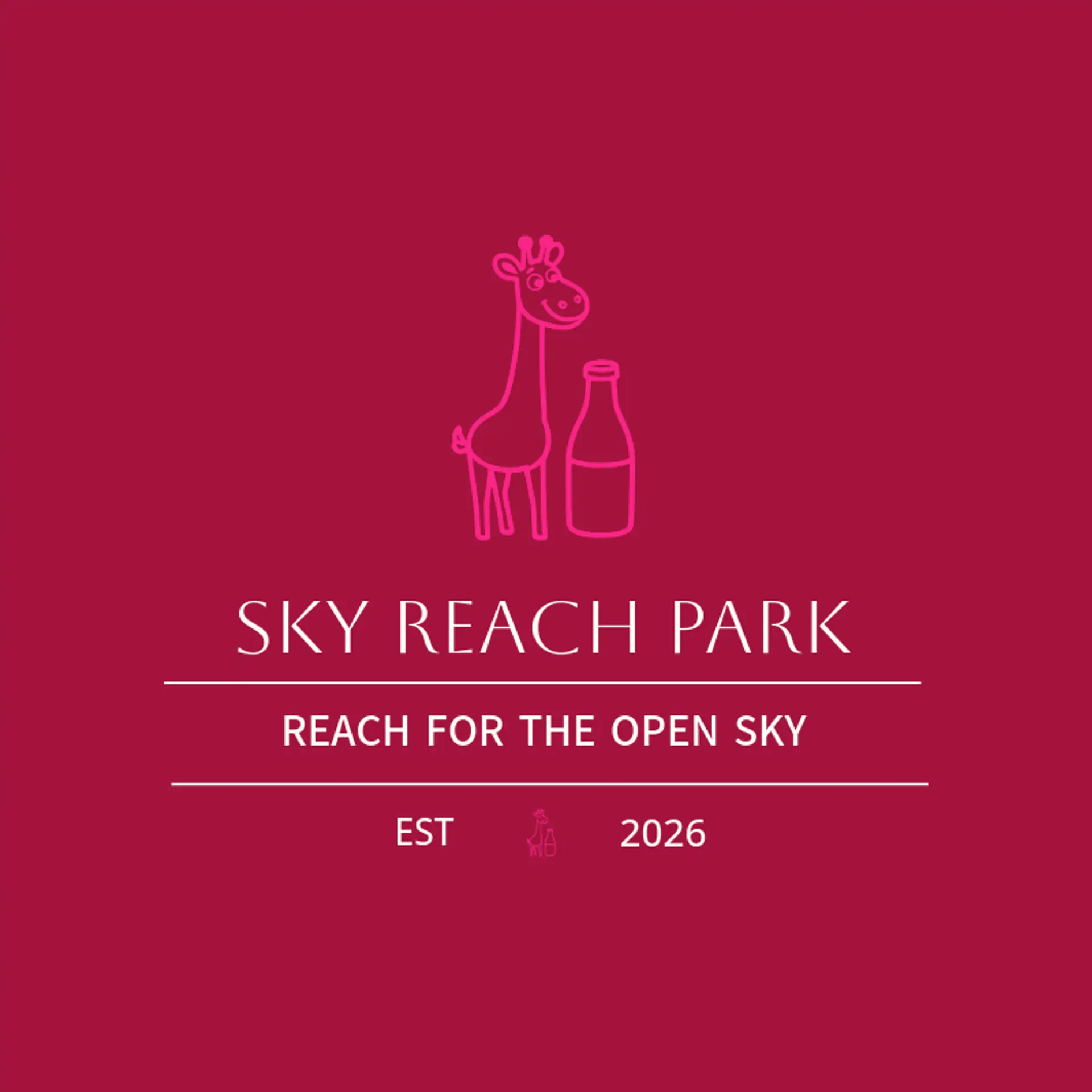 Sky Reach Park logo for giraffe