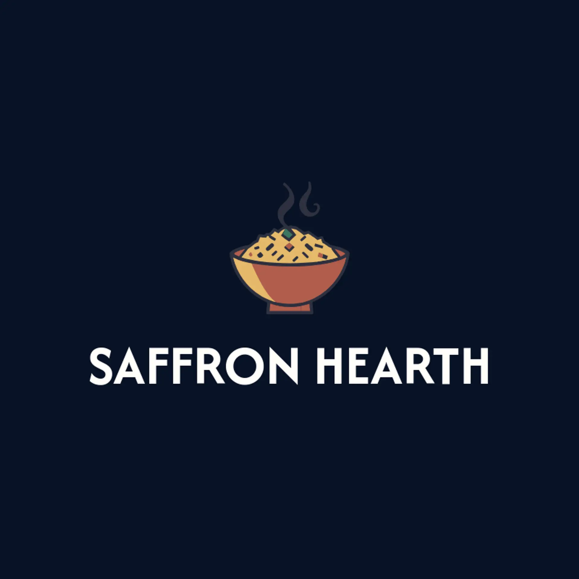 Saffron Hearth logo for biryani
