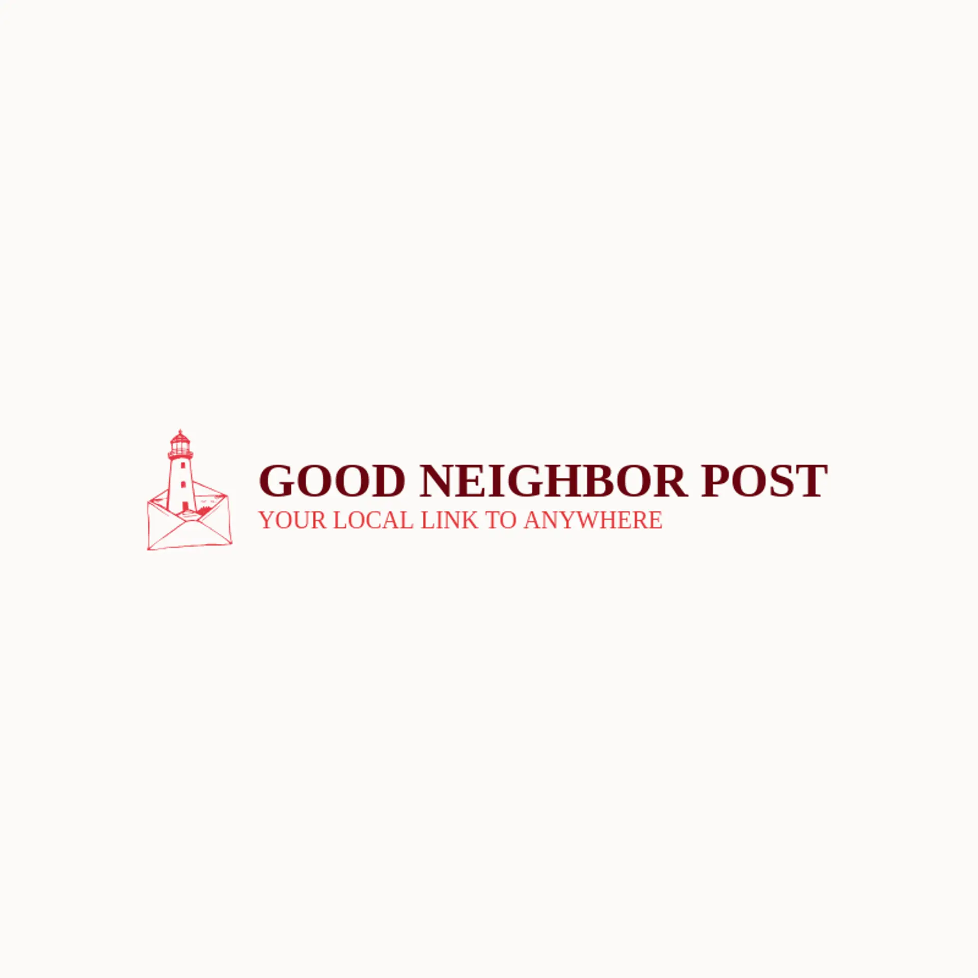 Good Neighbor Post logo for postal
