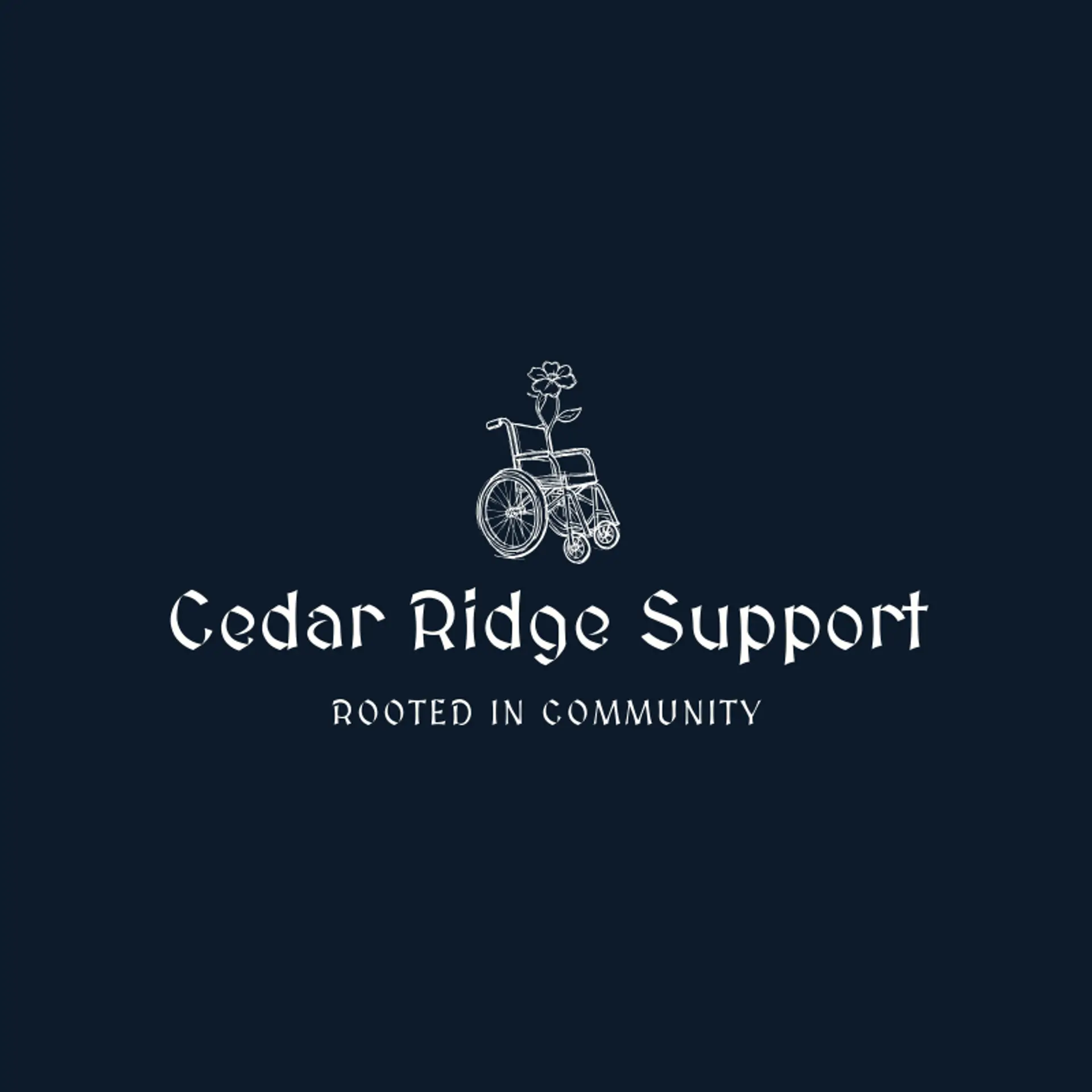Cedar Ridge Support logo for disability