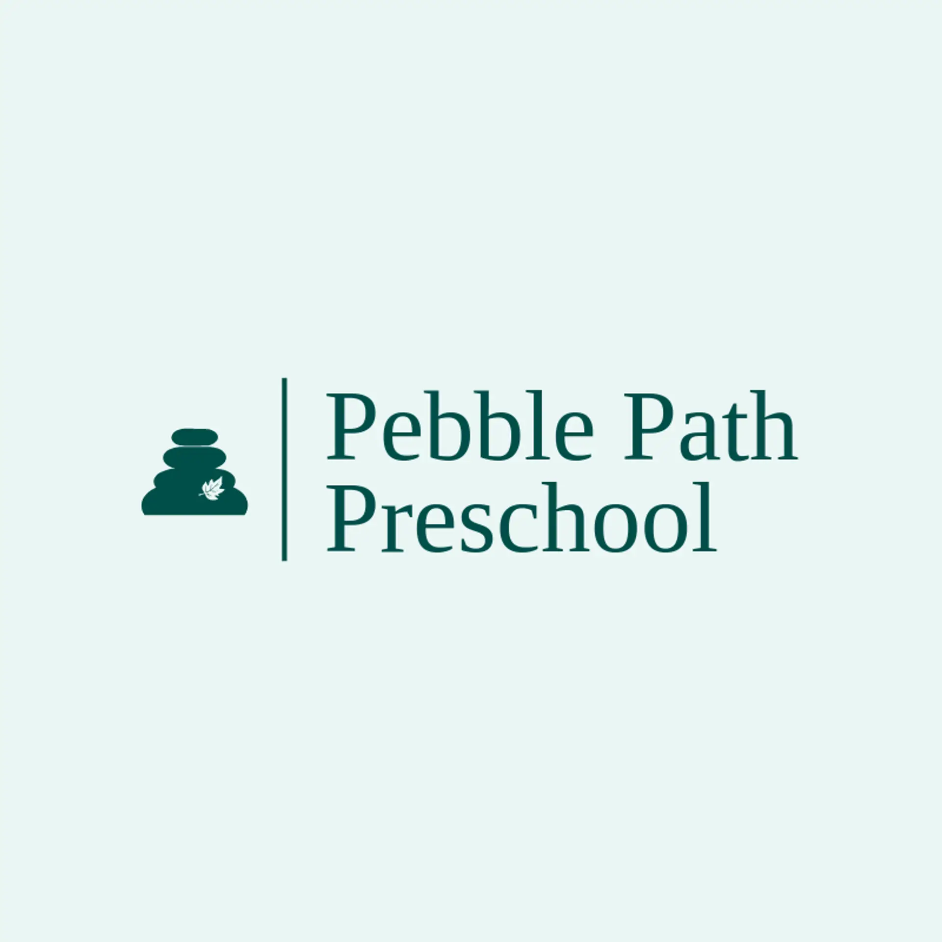 Pebble Path Preschool logo for kindergarten