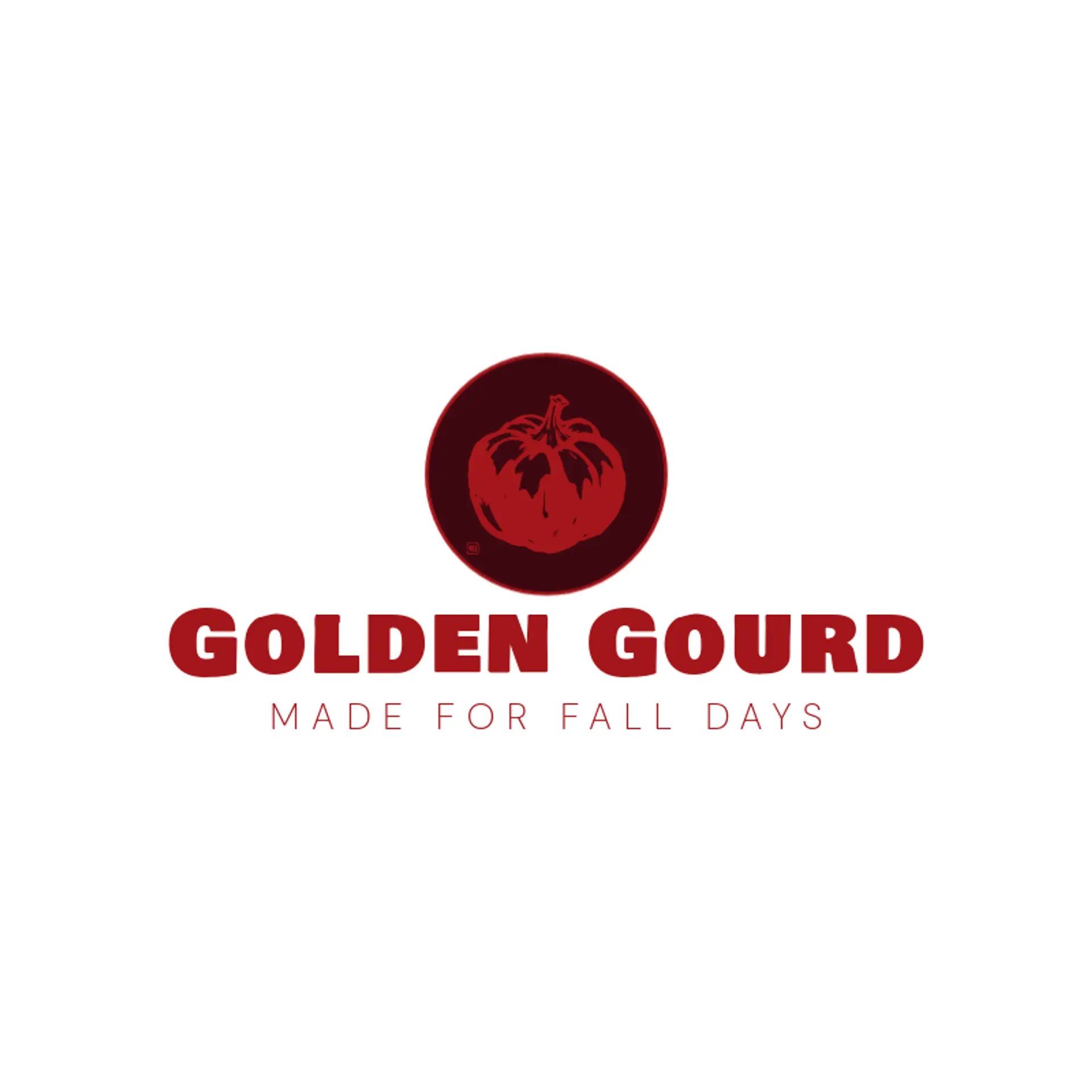 Golden Gourd logo for pumpkin