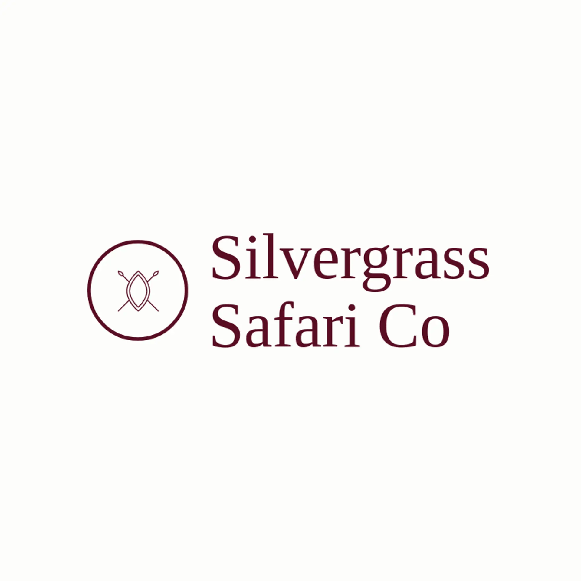 Silvergrass Safari Co logo for safari