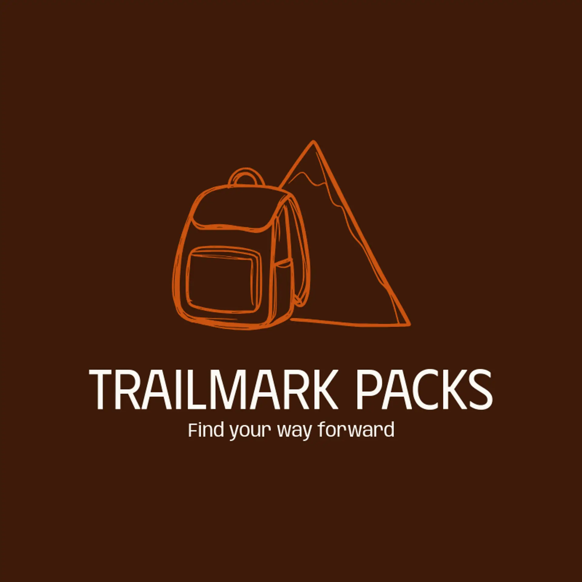 Trailmark Packs logo for bag