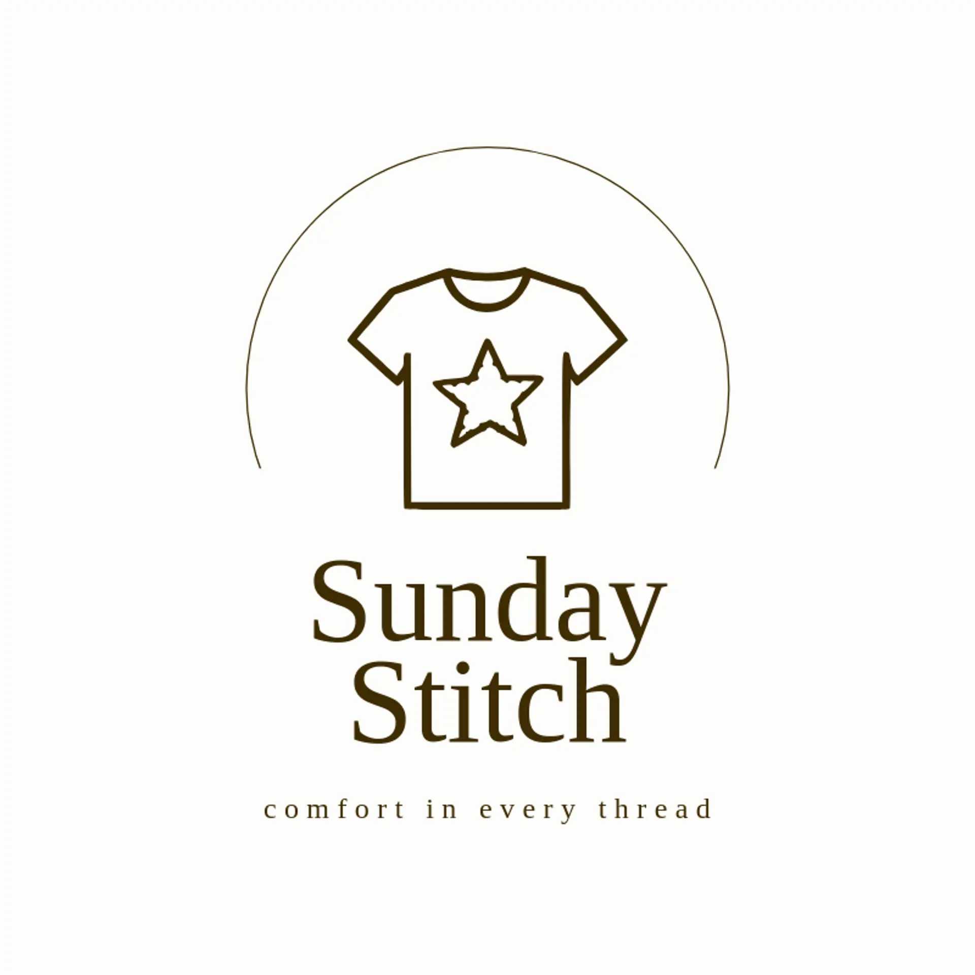 Sunday Stitch logo for apparel