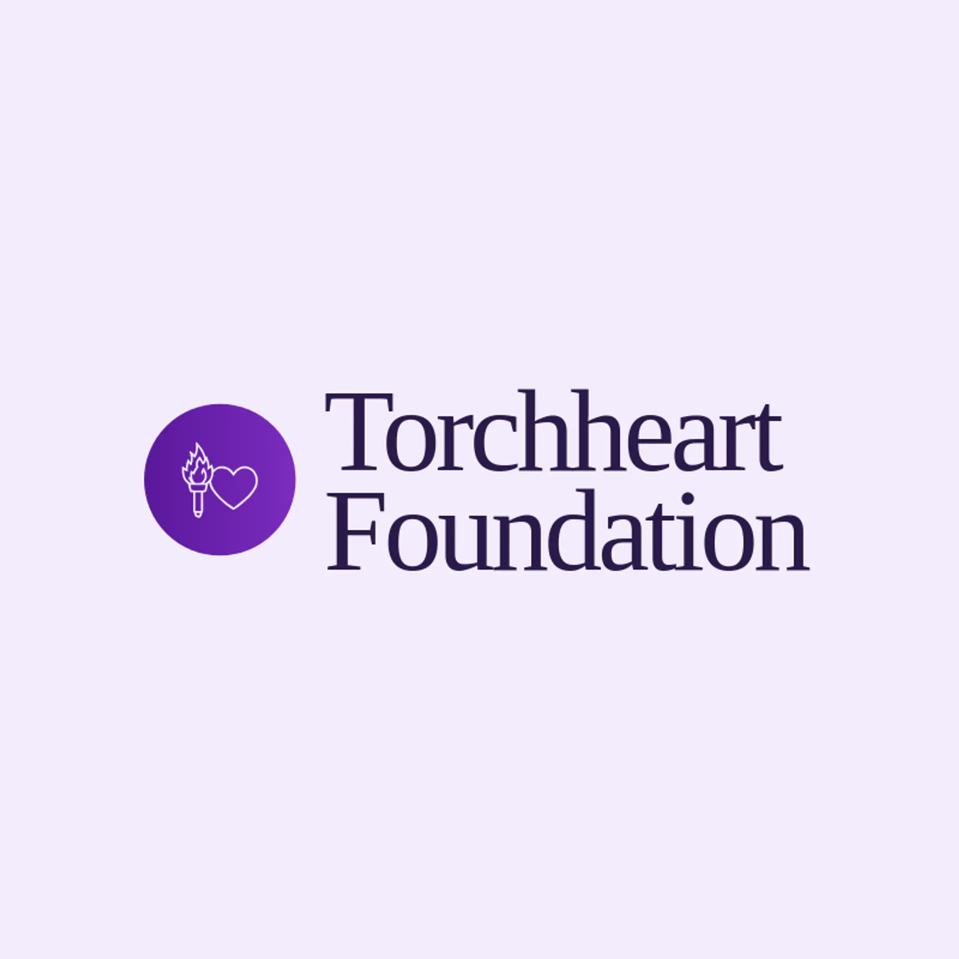 Torchheart Foundation logo for torch