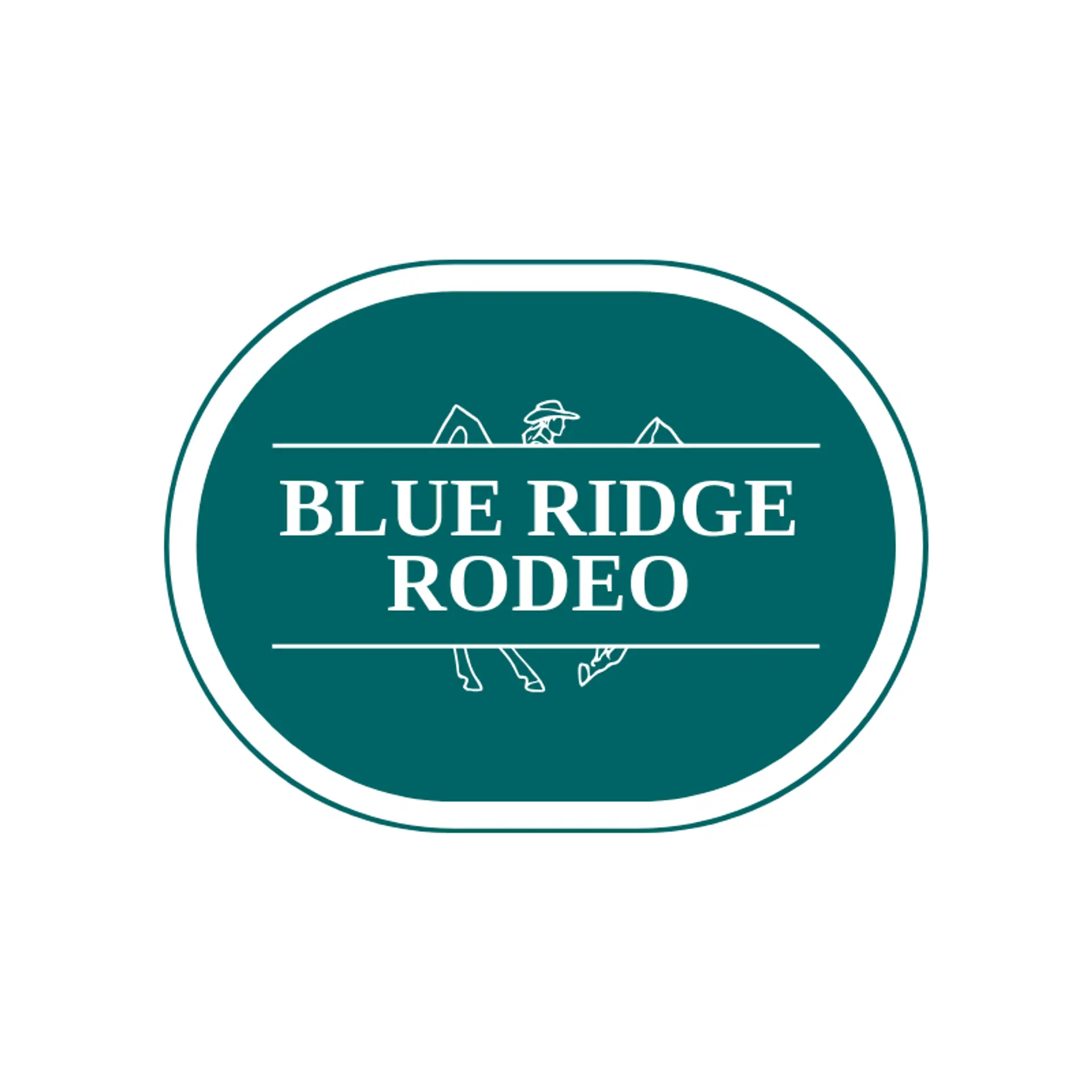 Blue Ridge Rodeo logo for cowgirl