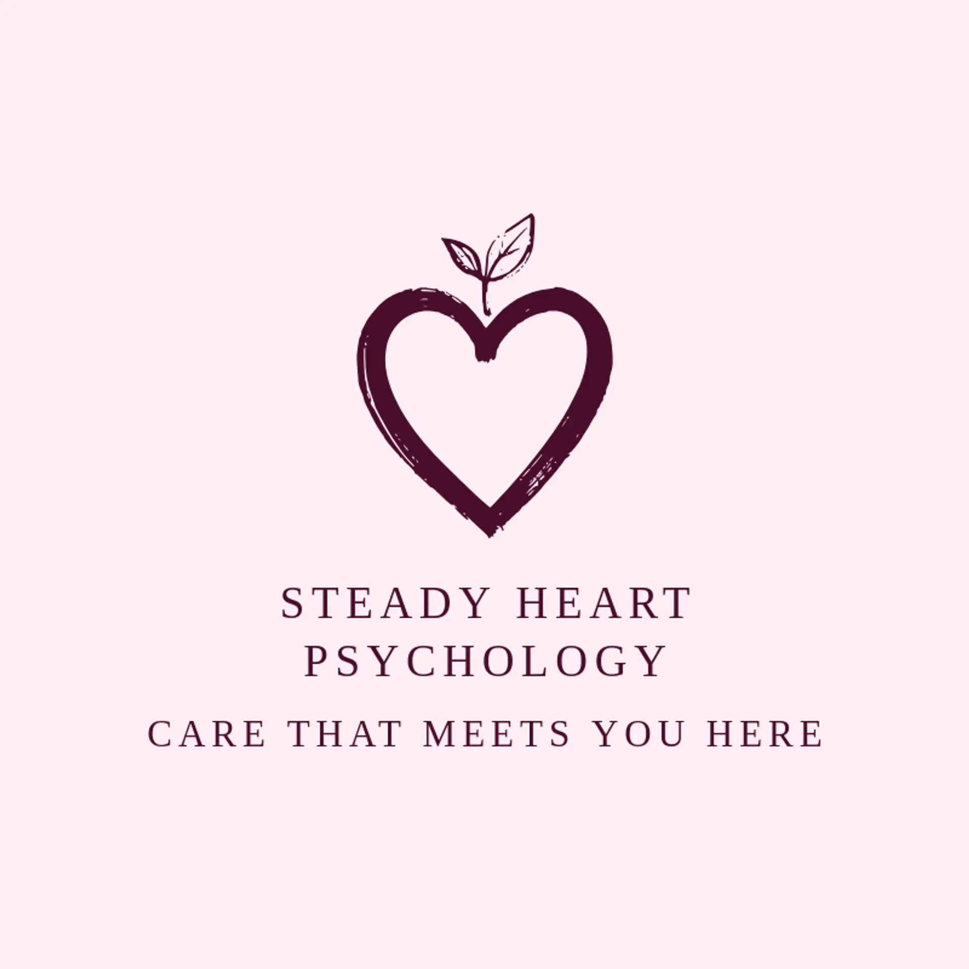 Steady Heart Psychology logo for psychologist