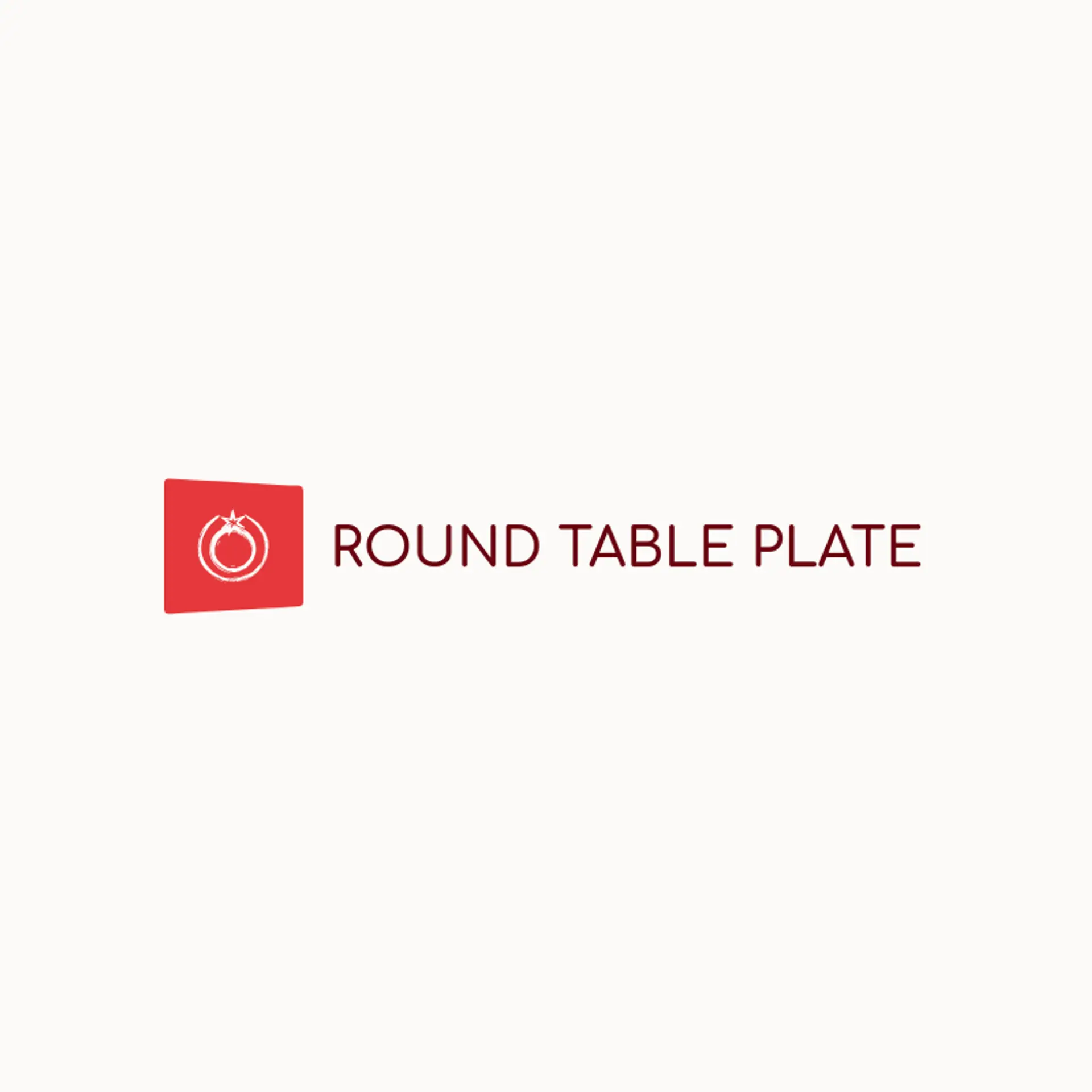 Round Table Plate logo for chef