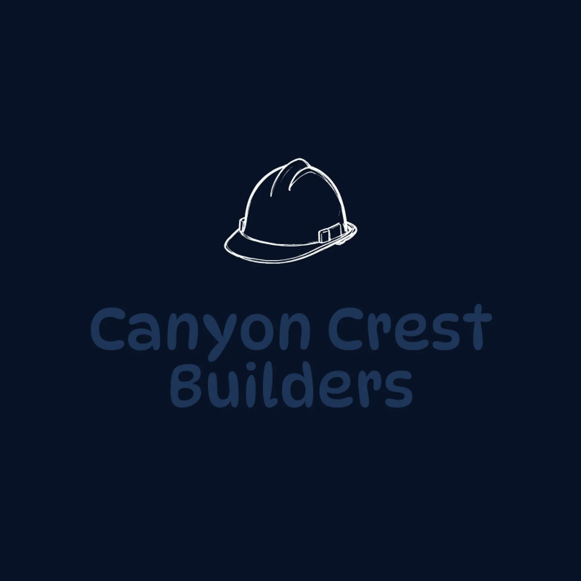 Canyon Crest Builders logo for construction company