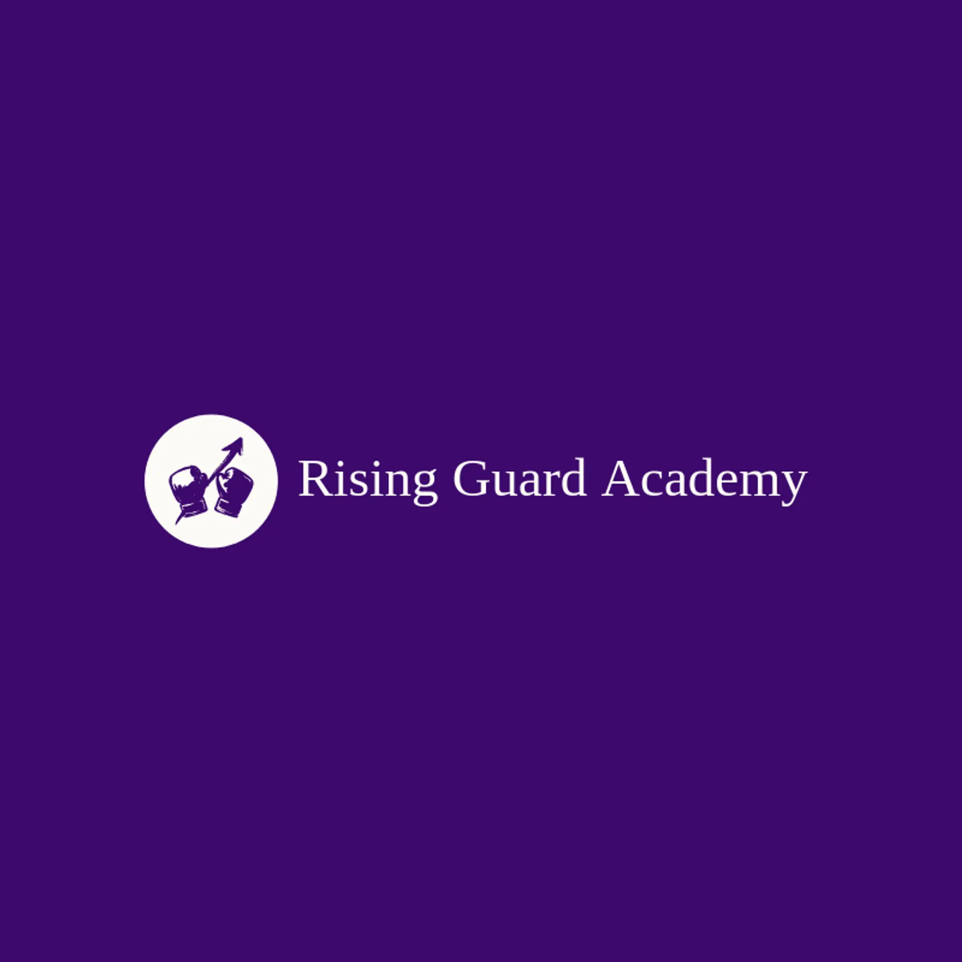 Rising Guard Academy logo for fight