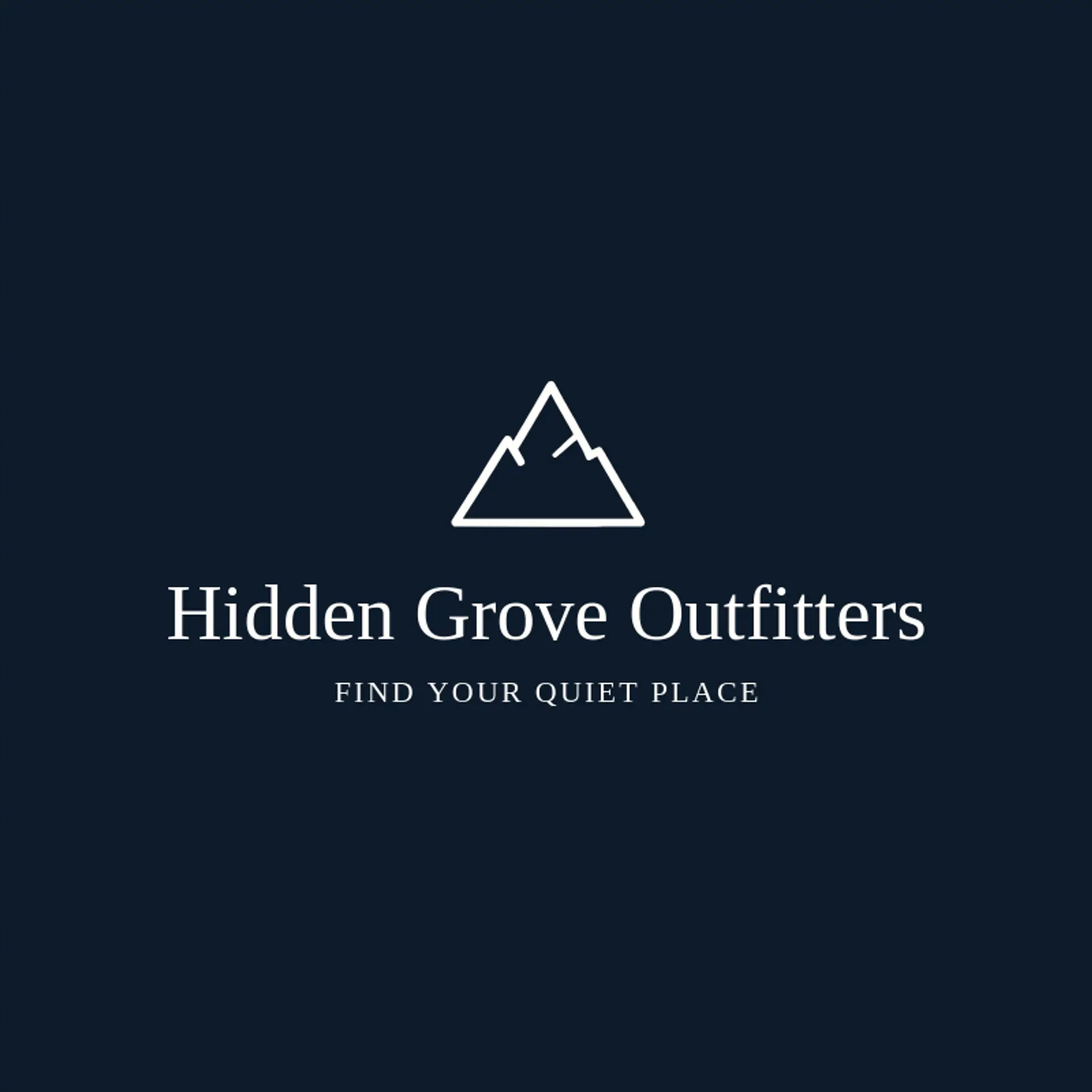 Hidden Grove Outfitters logo for hunter