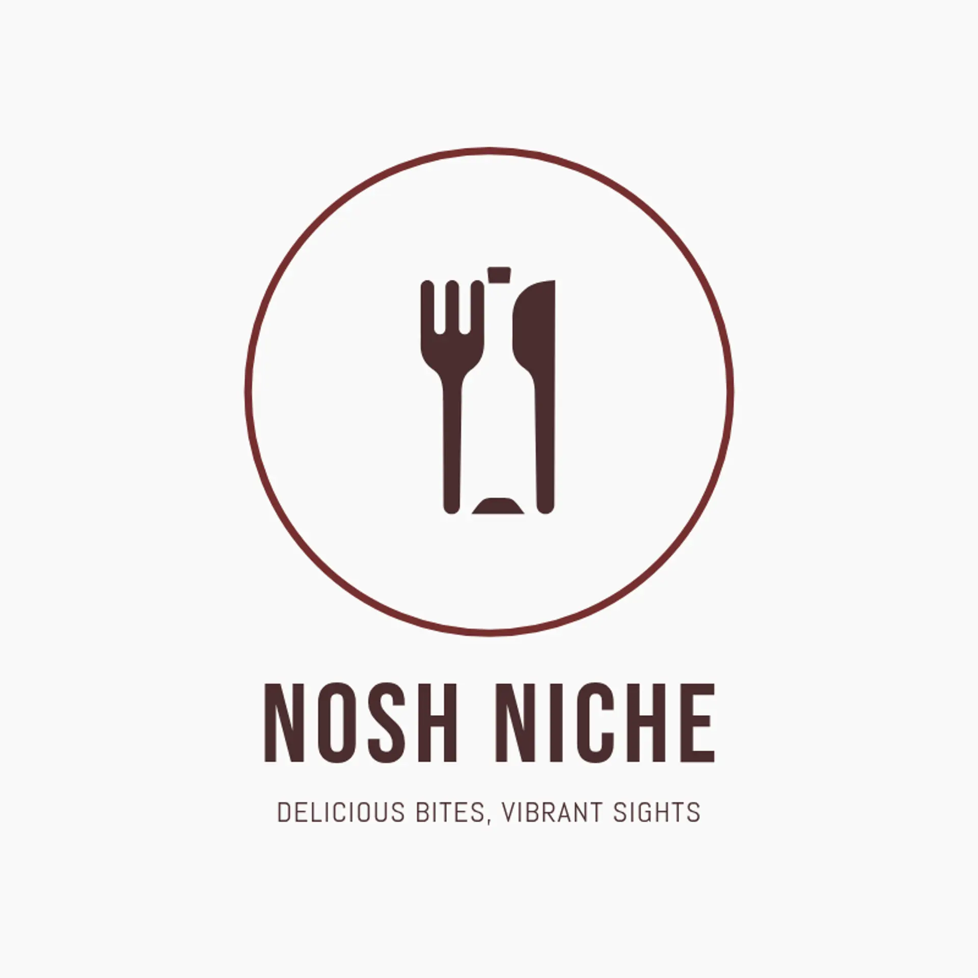 Nosh Niche logo for cool restaurant