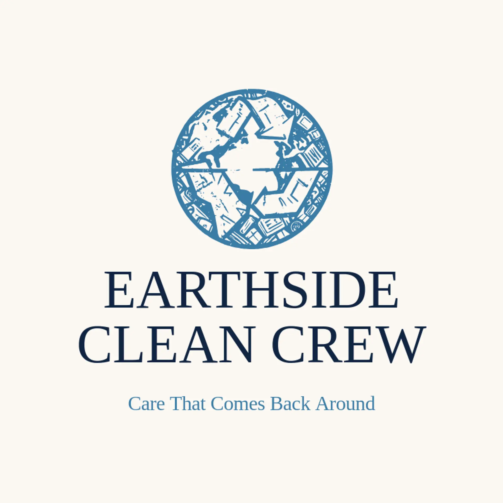 Earthside Clean Crew logo for trash