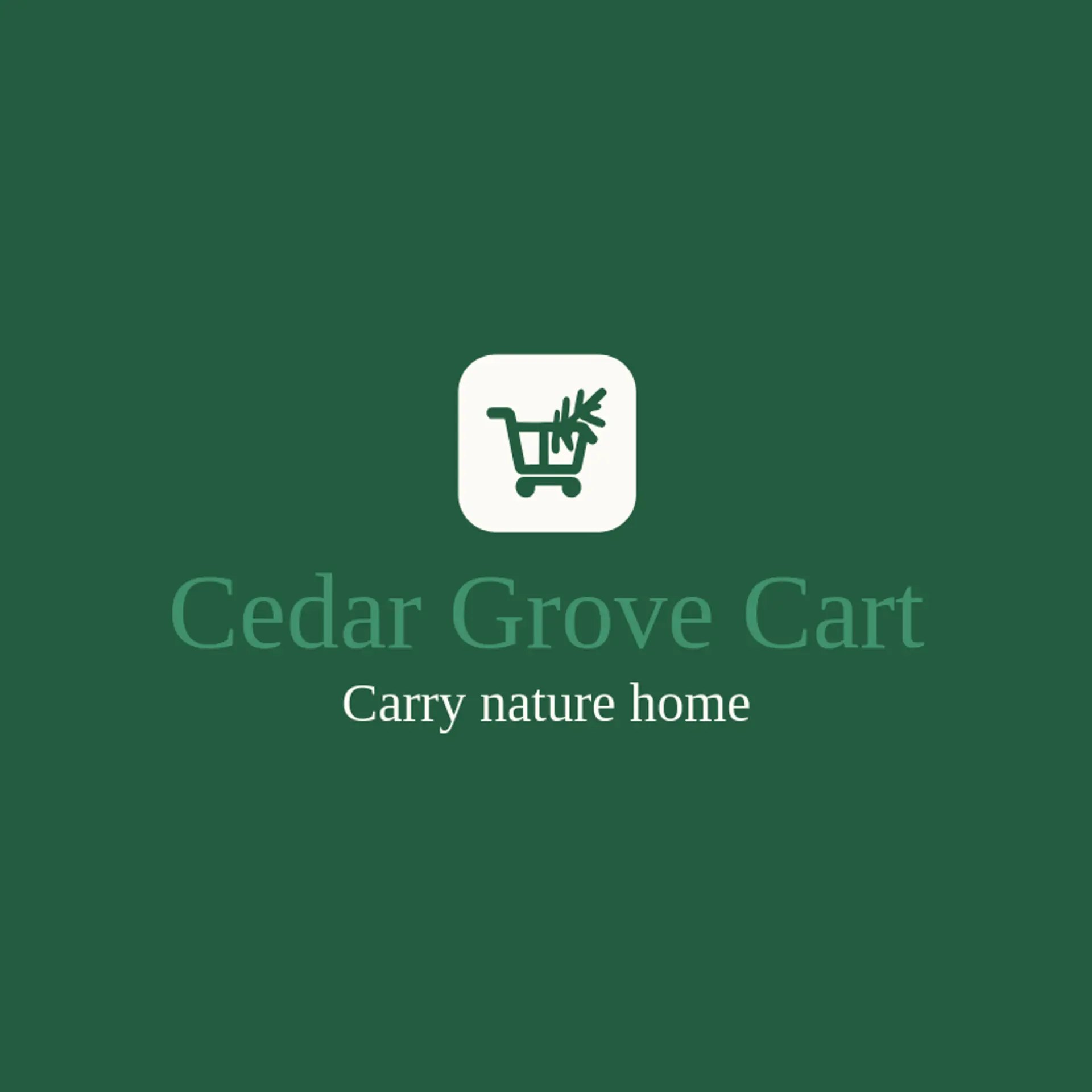 Cedar Grove Cart logo for cart
