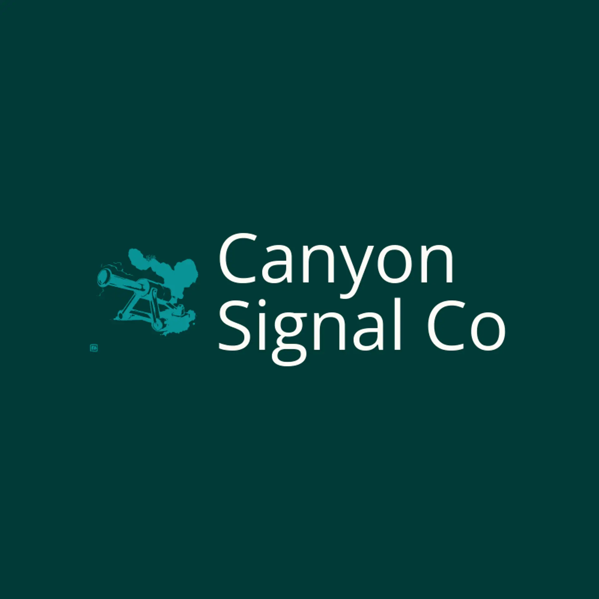Canyon Signal Co logo for cannon