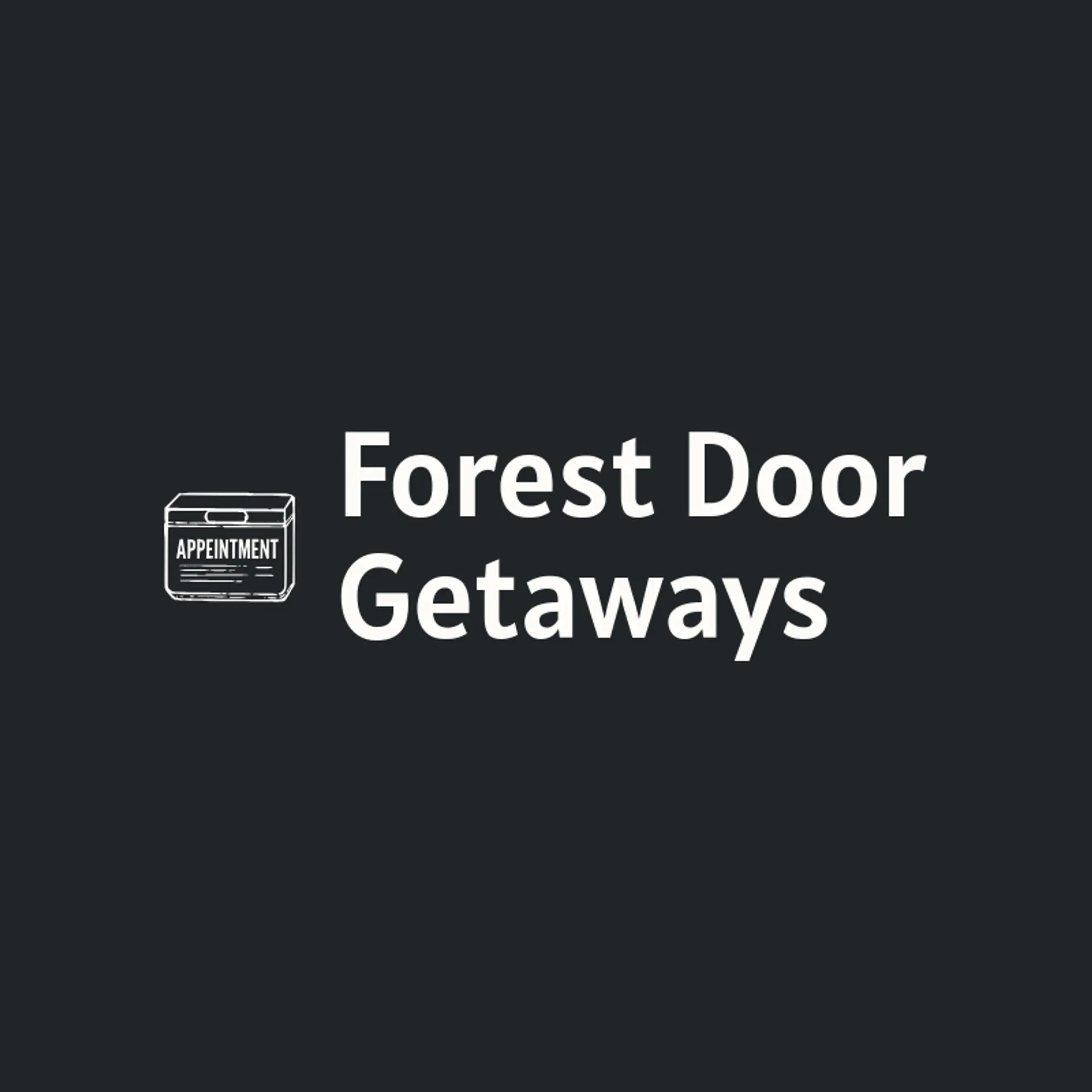Forest Door Getaways logo for booking