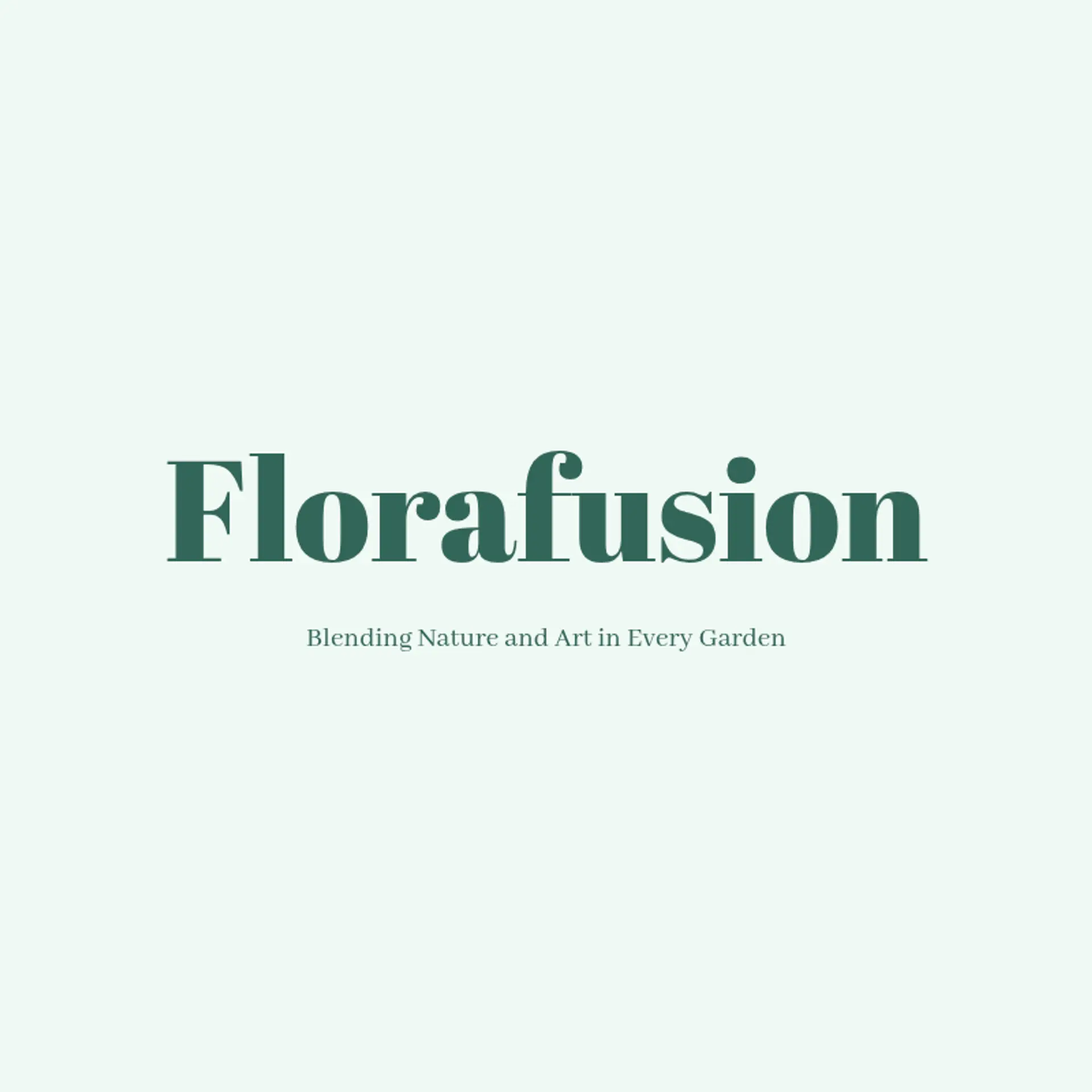 FloraFusion logo for cool landscaping