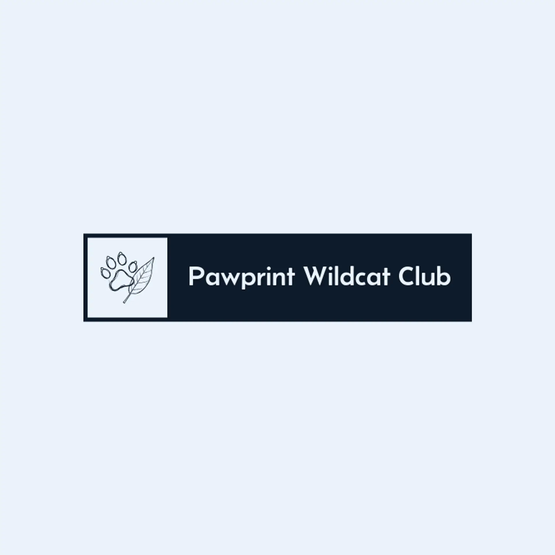 Pawprint Wildcat Club logo for wildcat