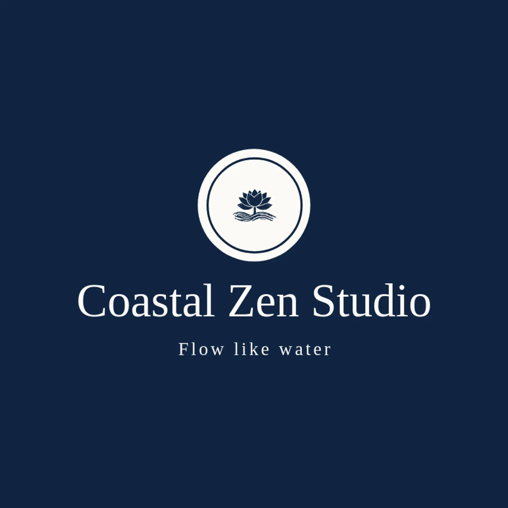 Coastal Zen Studio logo for buddhism
