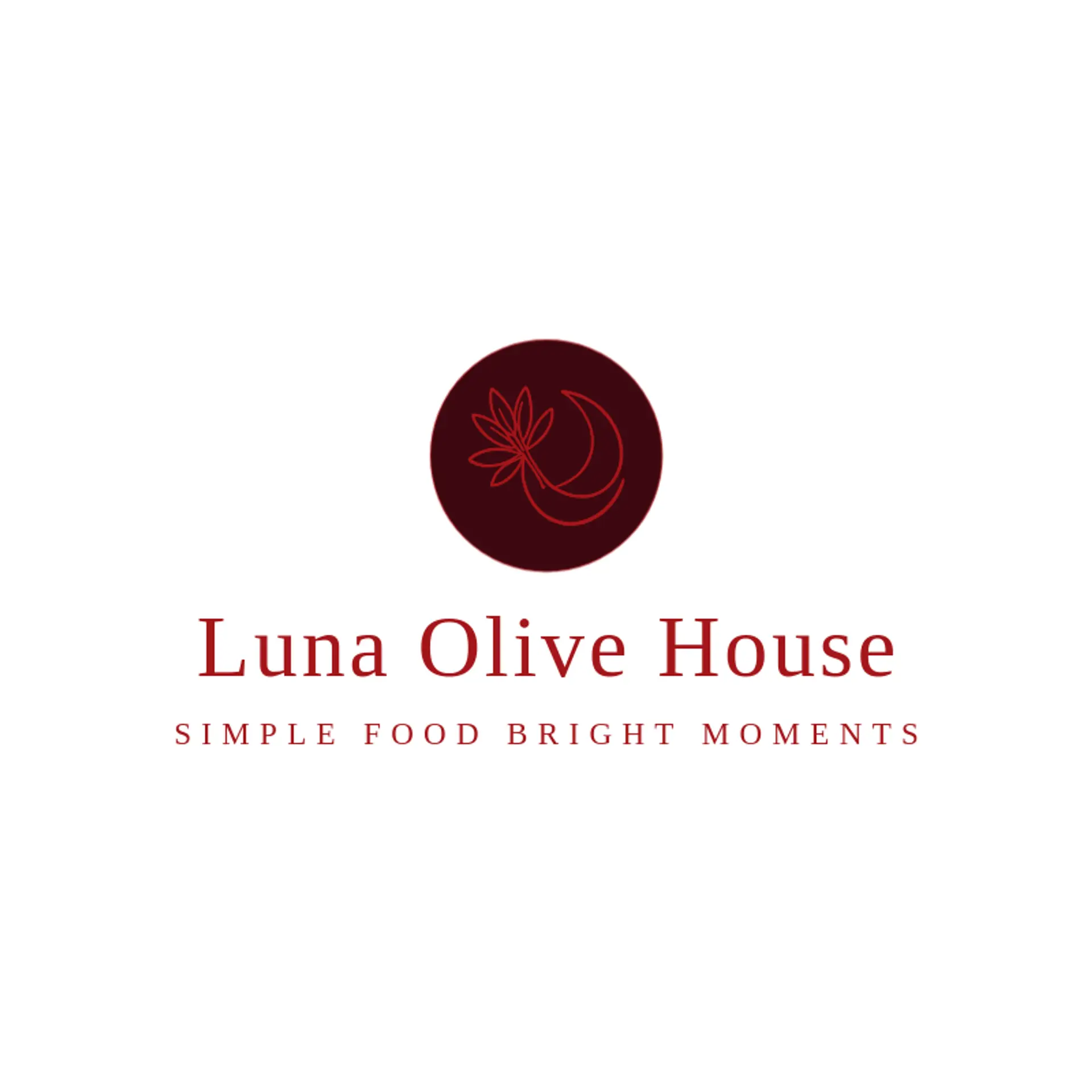 Luna Olive House logo for italian
