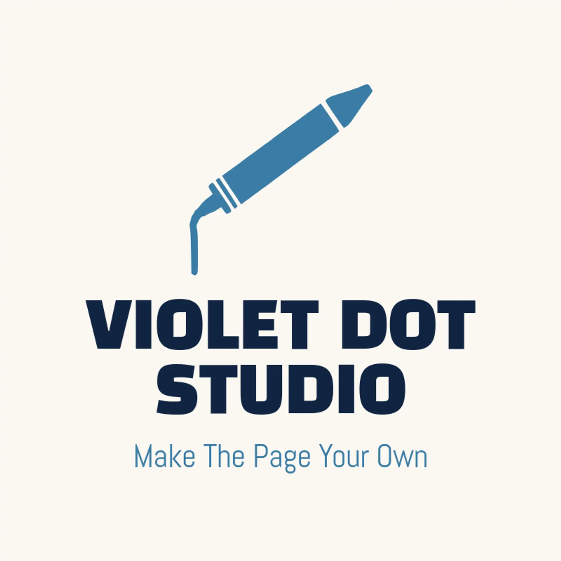 Violet Dot Studio logo for crayon