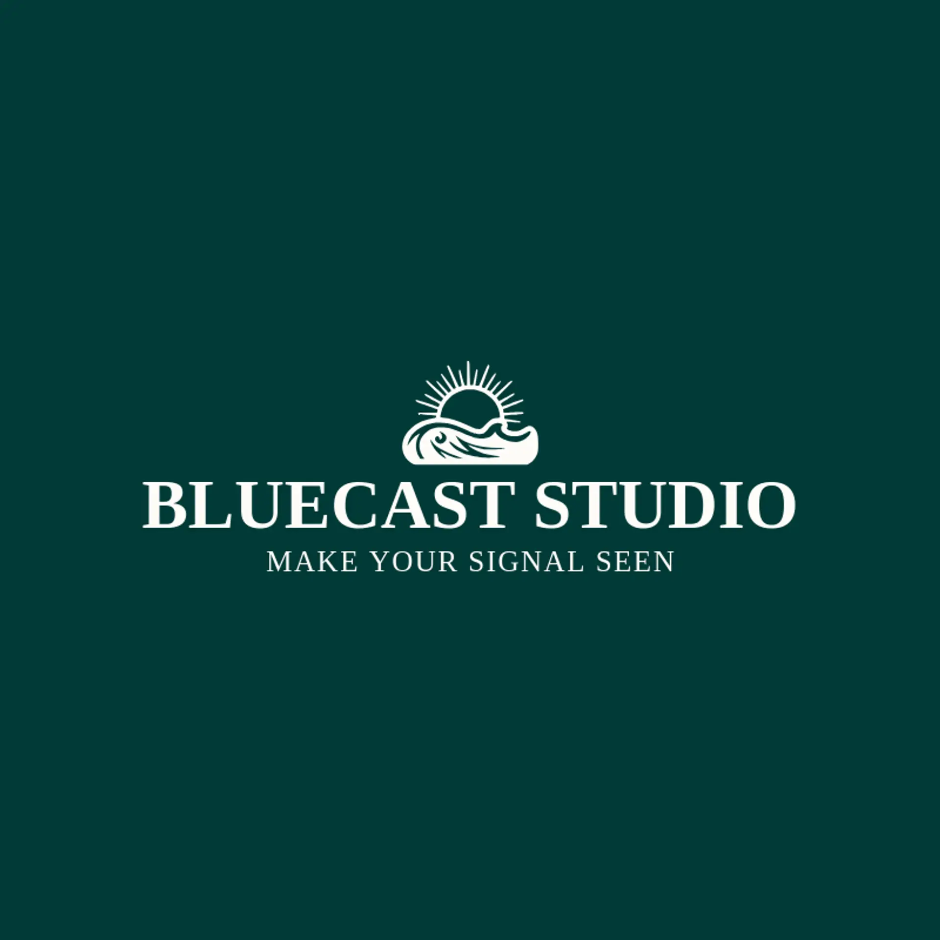 Bluecast Studio logo for stream