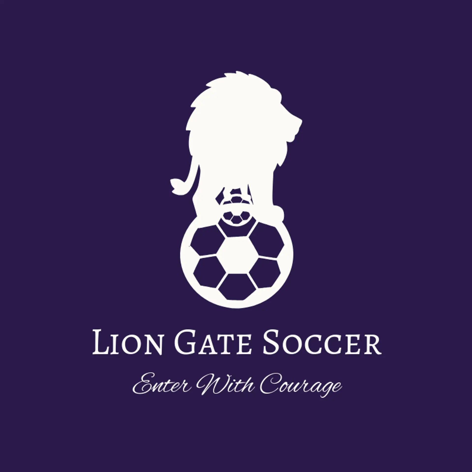 Lion Gate Soccer logo for soccer