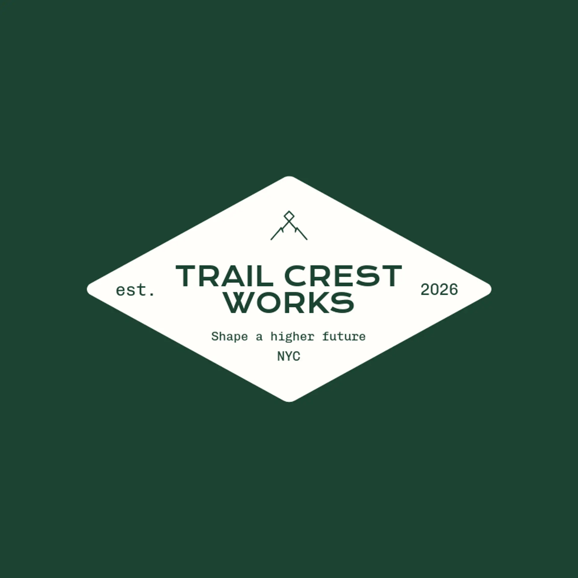 Trail Crest Works logo for summit