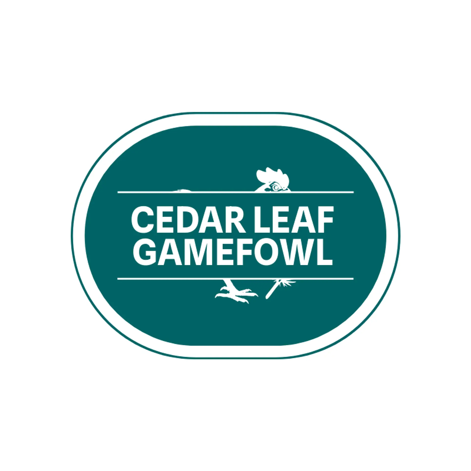 Cedar Leaf Gamefowl logo for gamefowl
