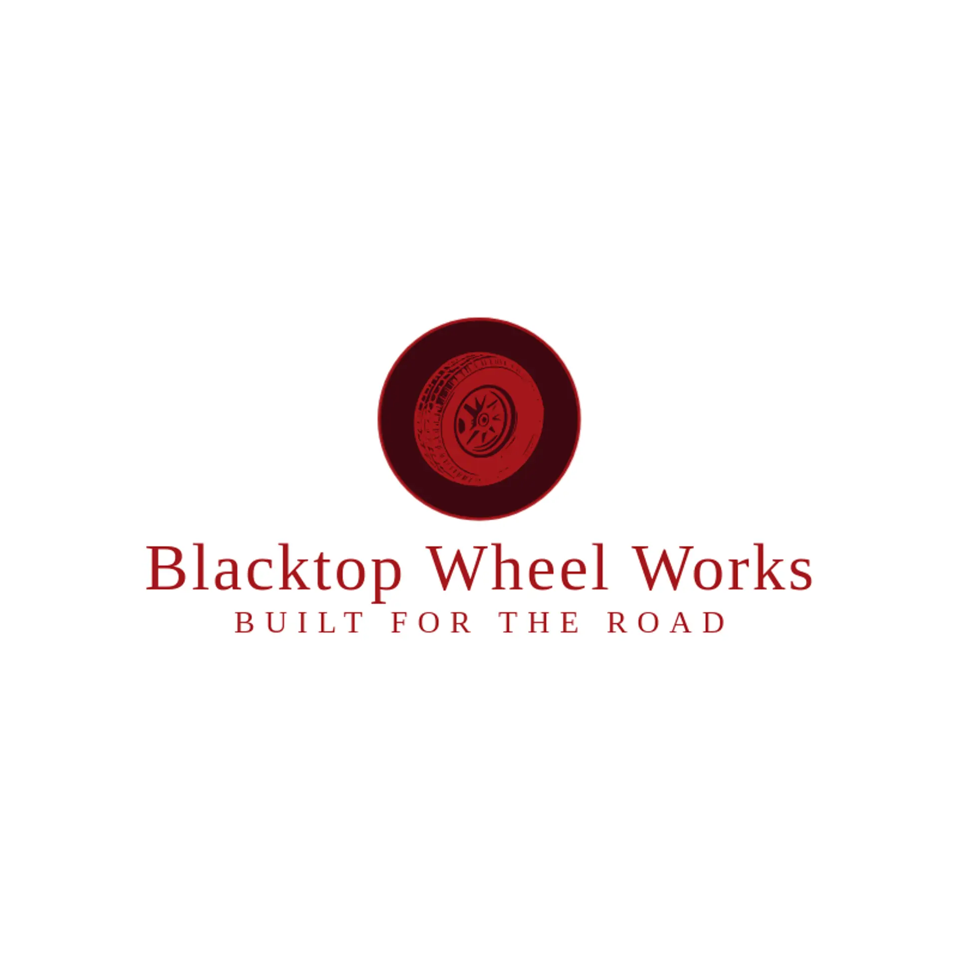 Blacktop Wheel Works logo for tire