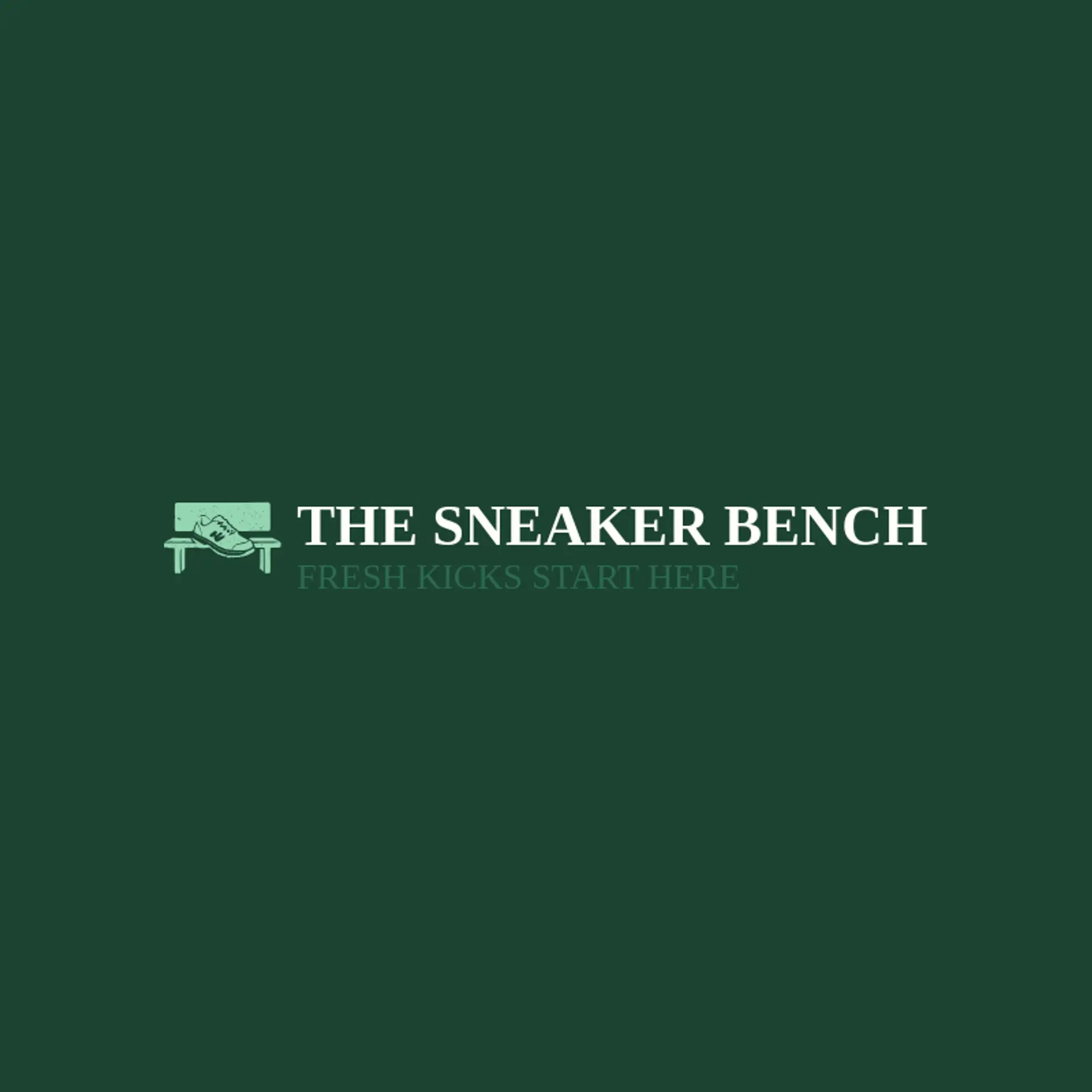 The Sneaker Bench logo for shoe store