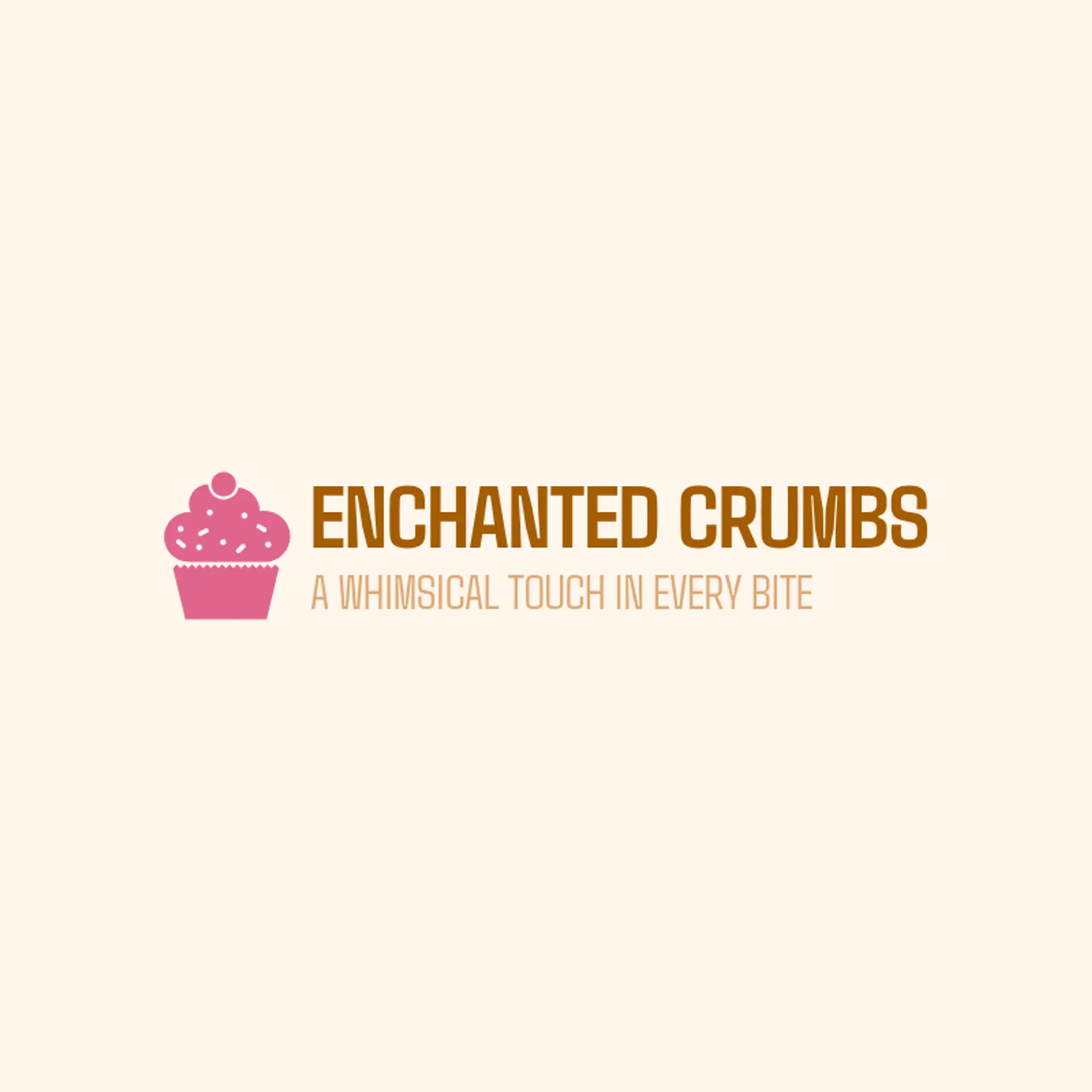 Enchanted Crumbs logo for unique bakery