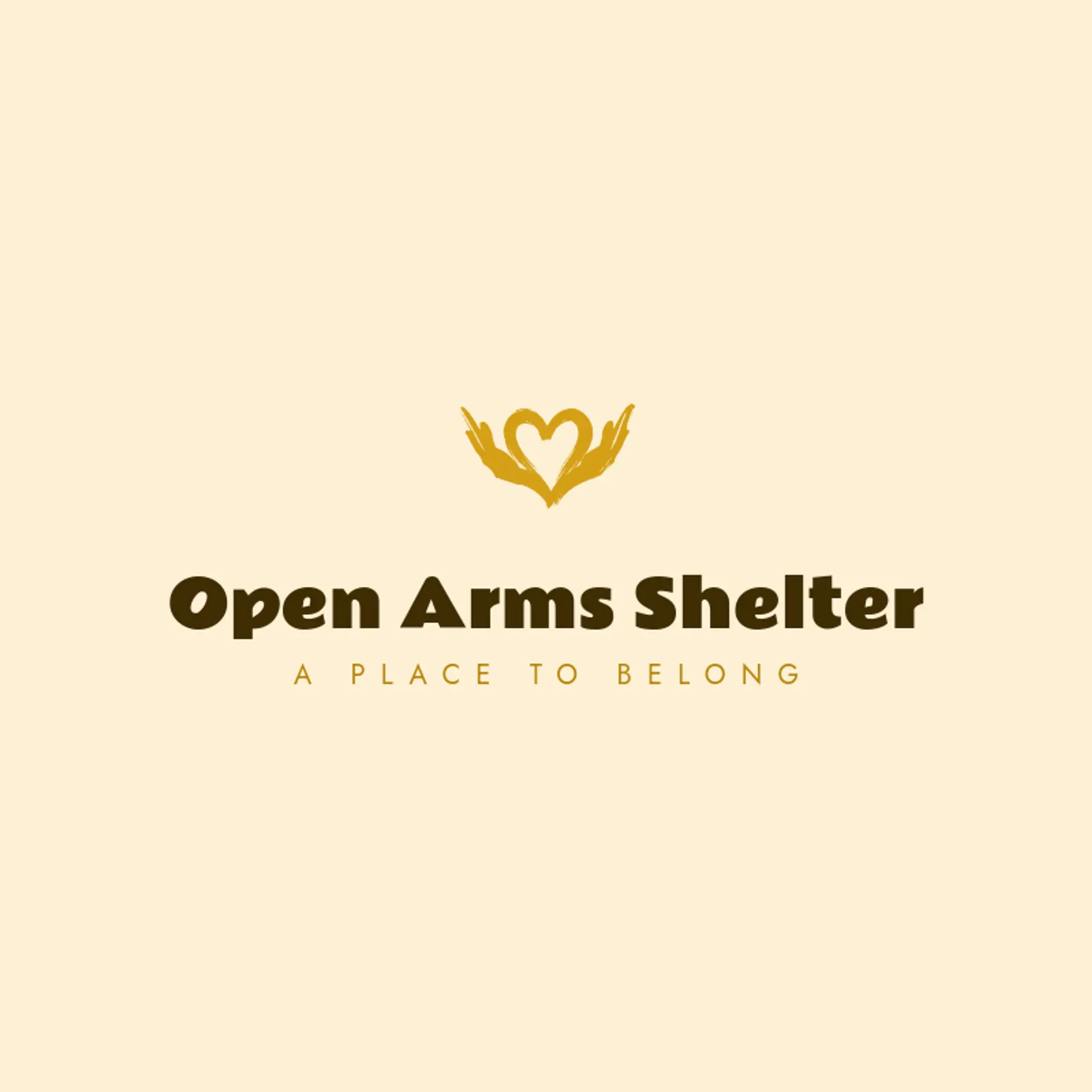 Open Arms Shelter logo for heart