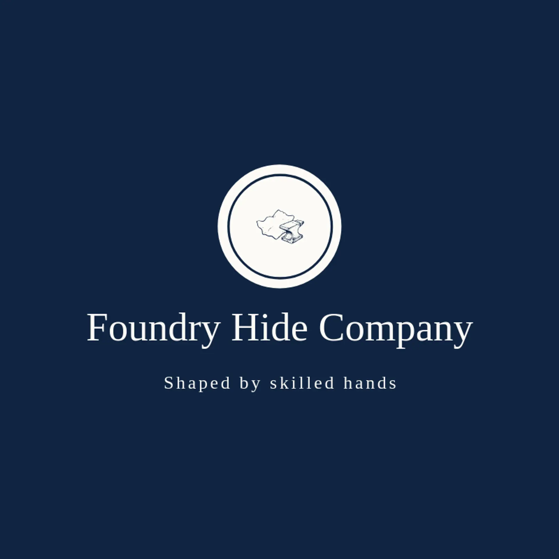 Foundry Hide Company logo for leather