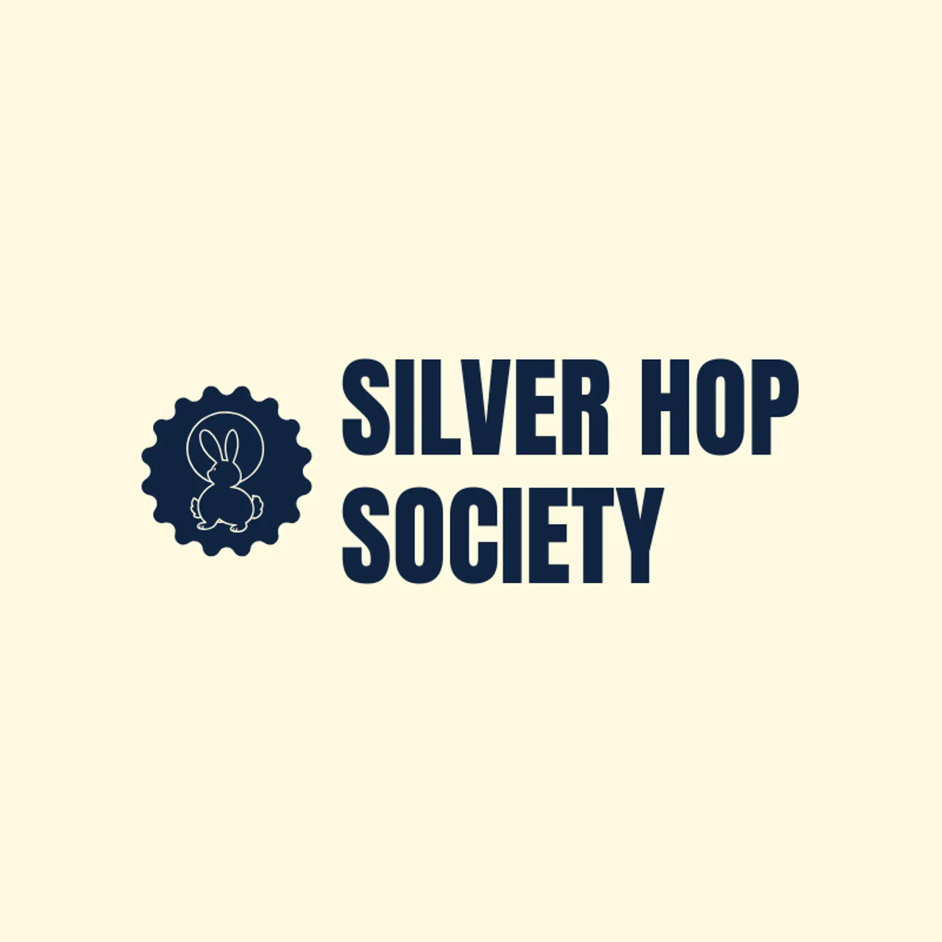 Silver Hop Society logo for bunny