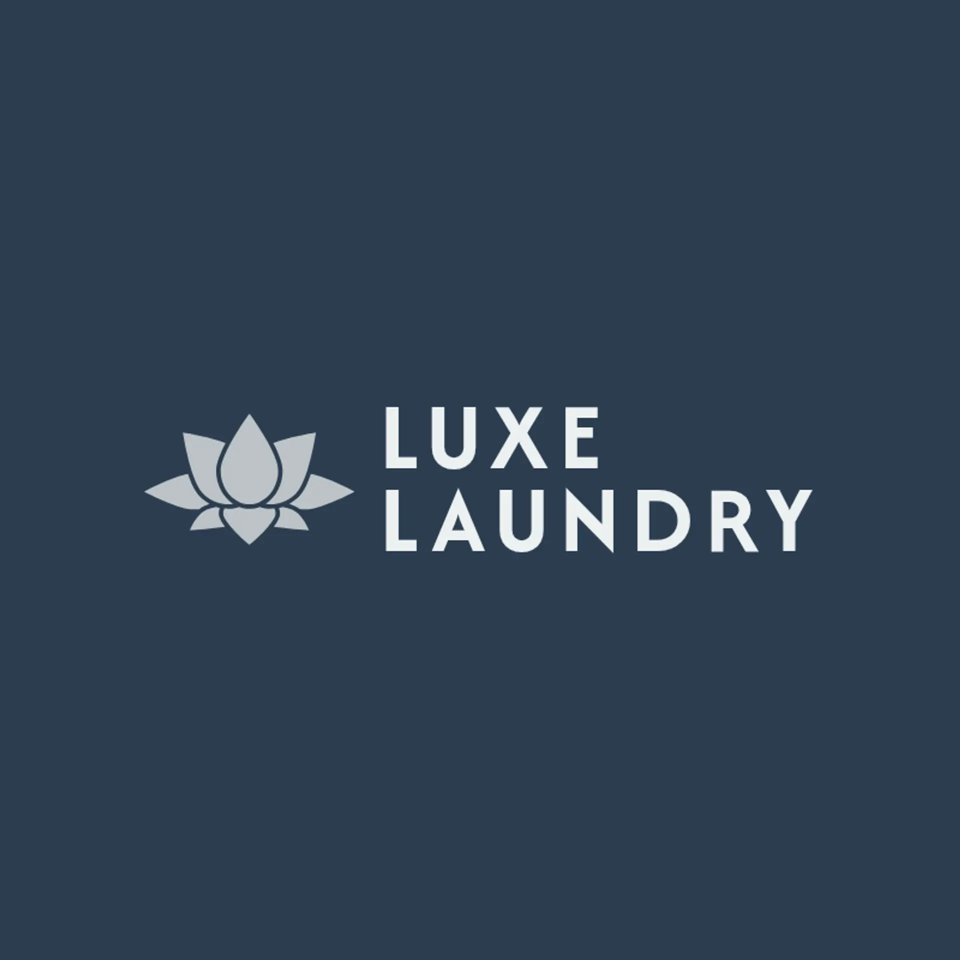 LuminousLinen logo for dry cleaning