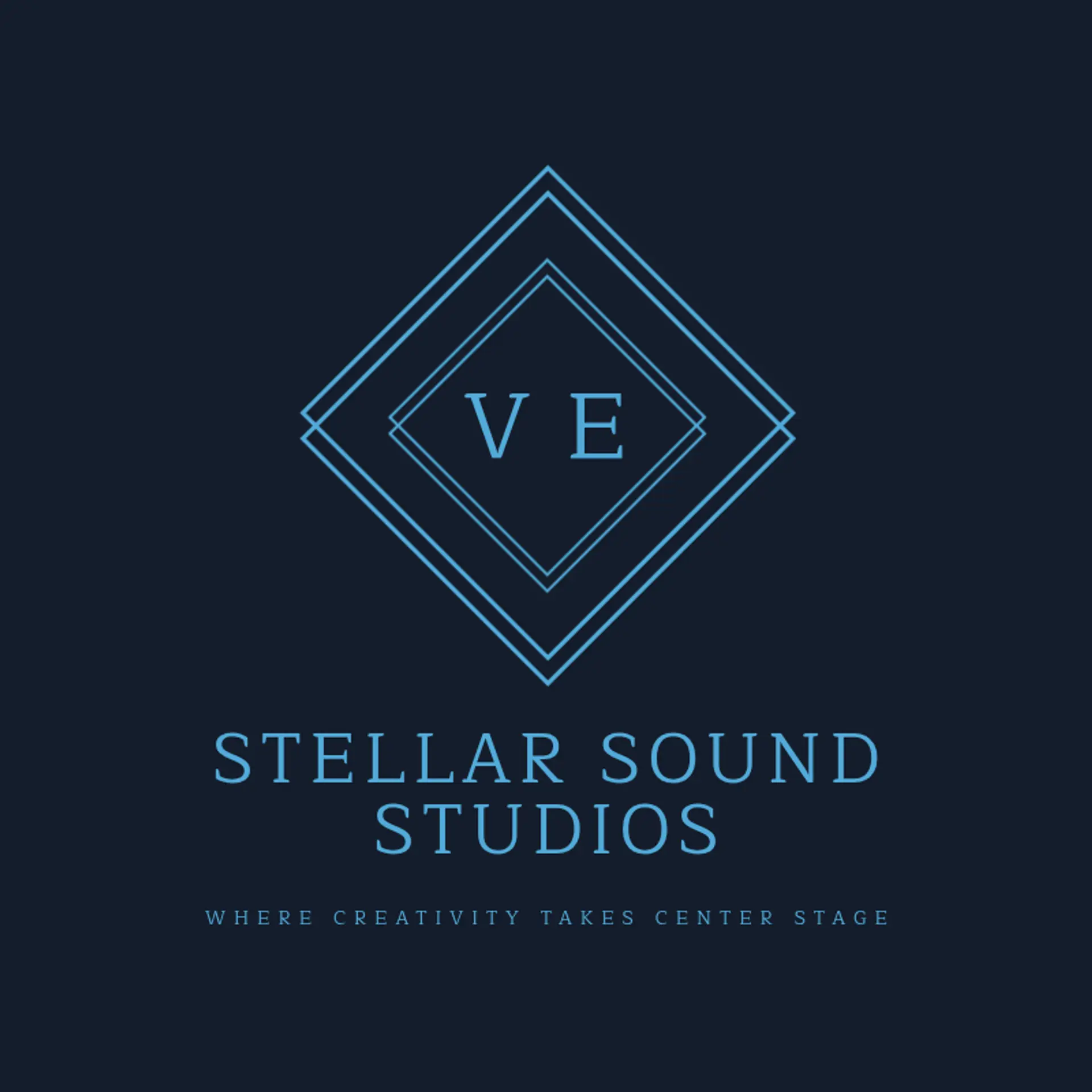 Stellar Sound Studios logo for music production