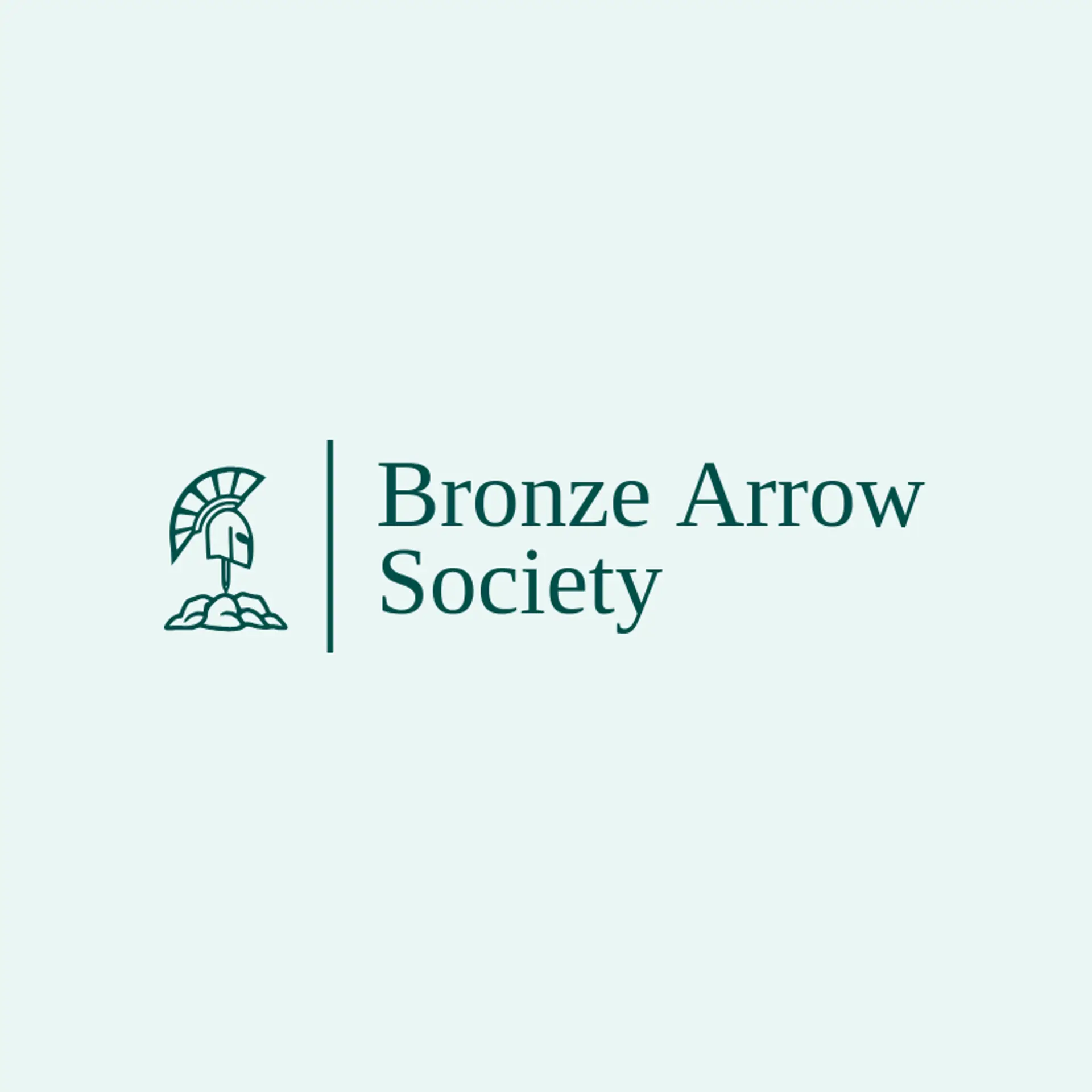 Bronze Arrow Society logo for trojan