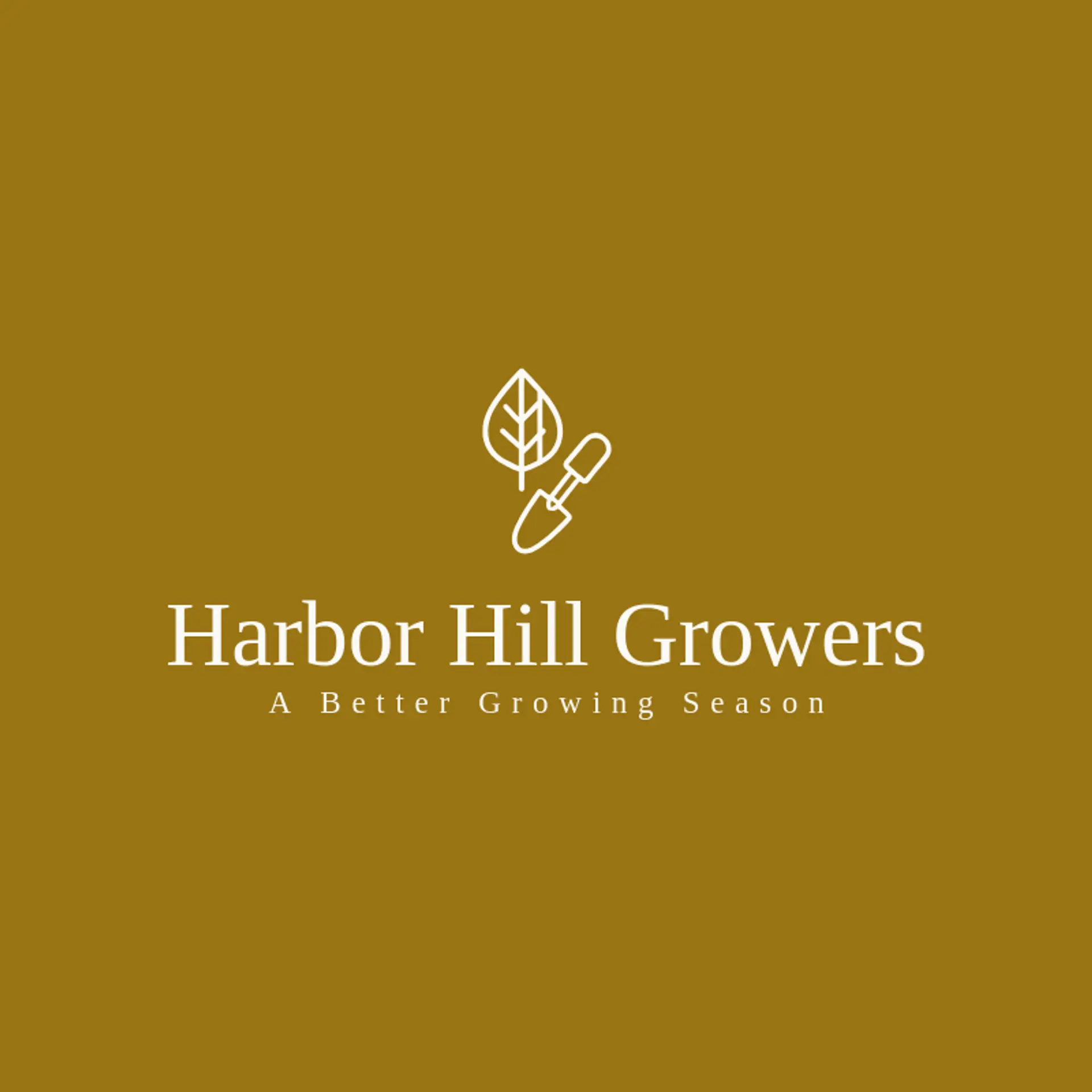 Harbor Hill Growers logo for greenhouse