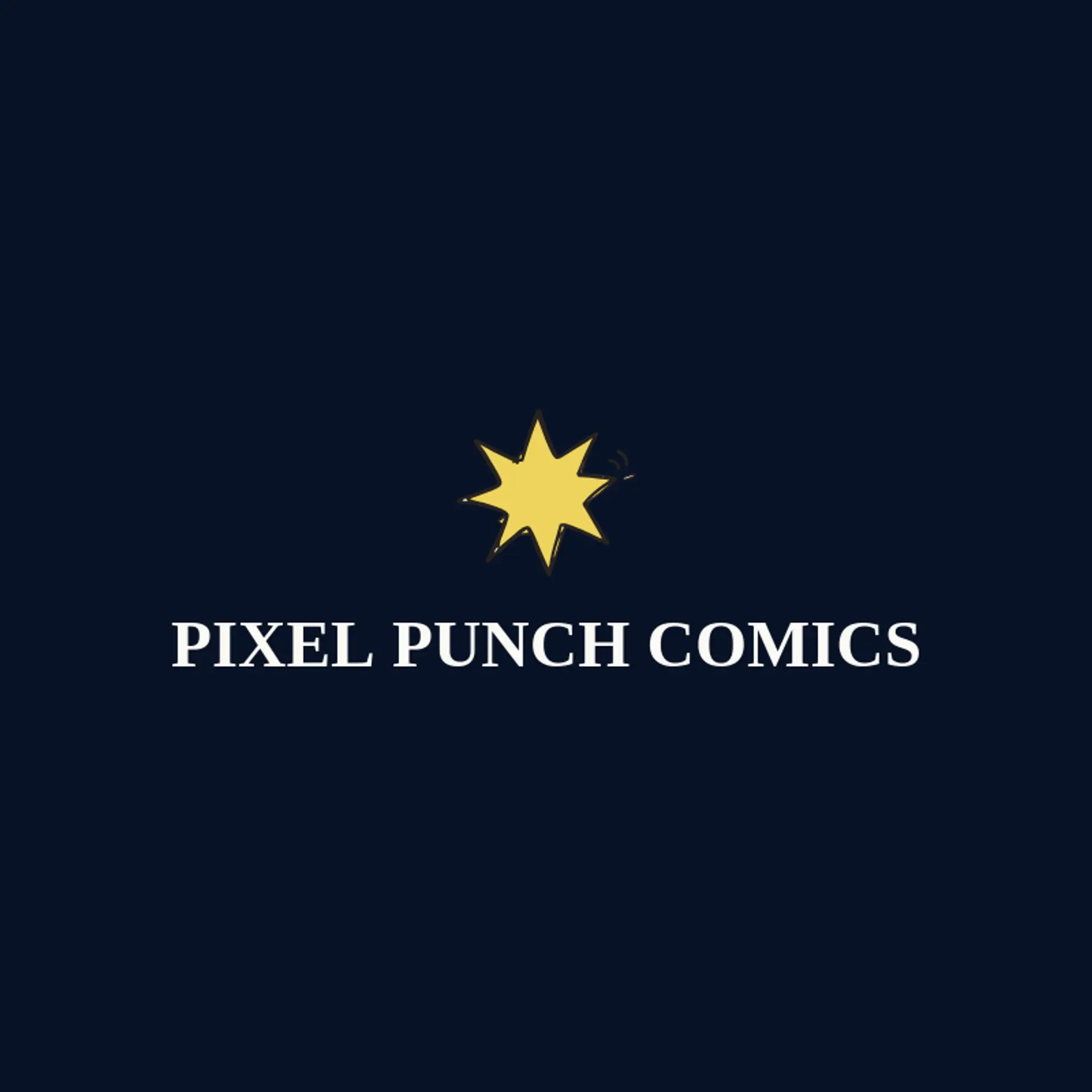Pixel Punch Comics logo for comic