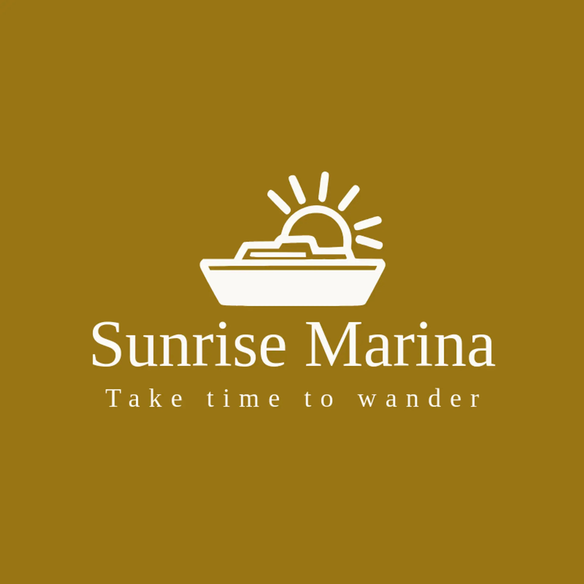 Sunrise Marina logo for cruise ship