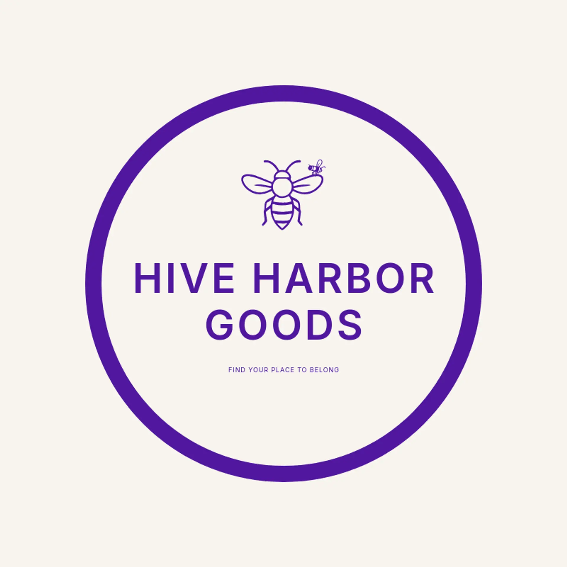 Hive Harbor Goods logo for hive