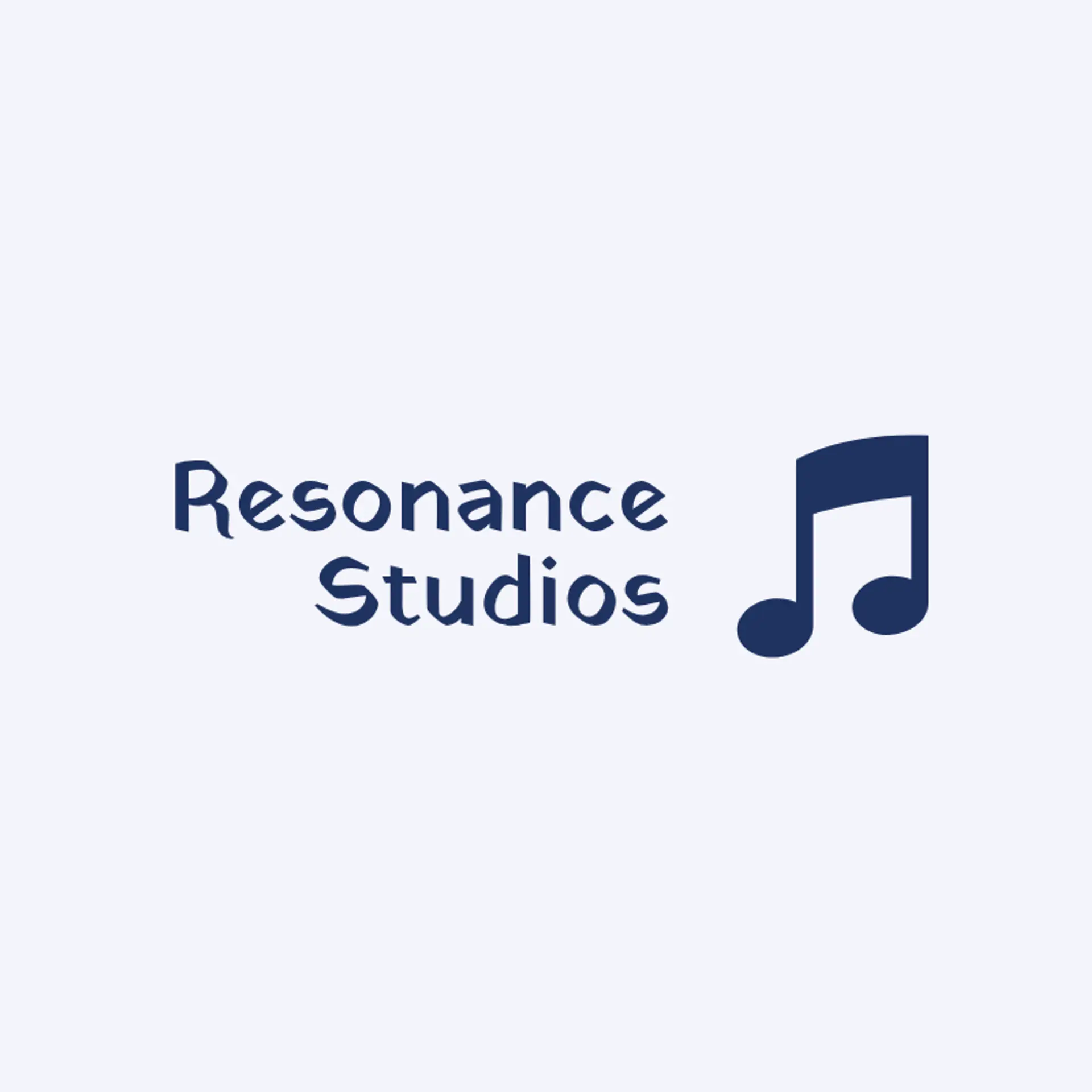 Resonance Studios logo for music